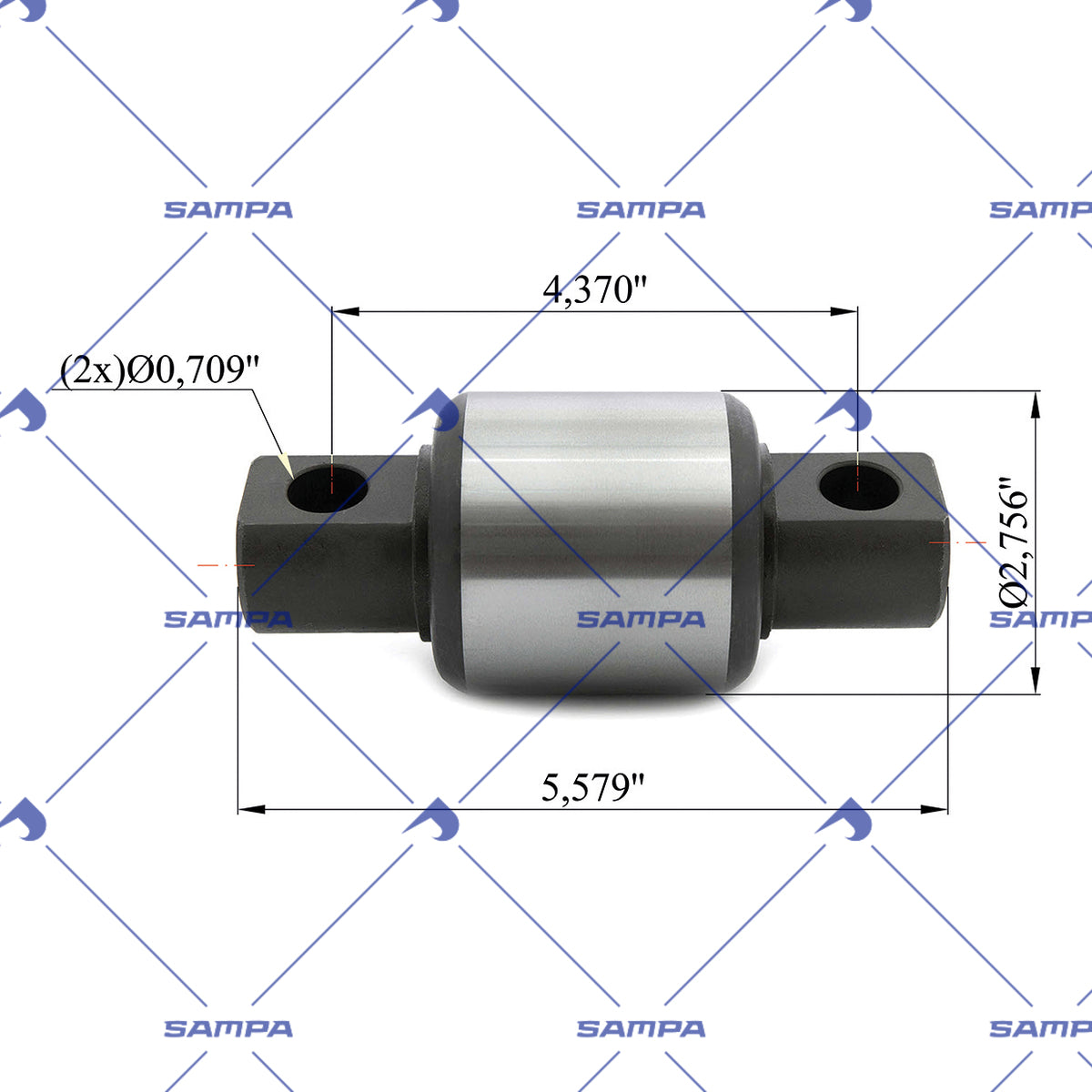 SAMPA 001.220A technical drawing