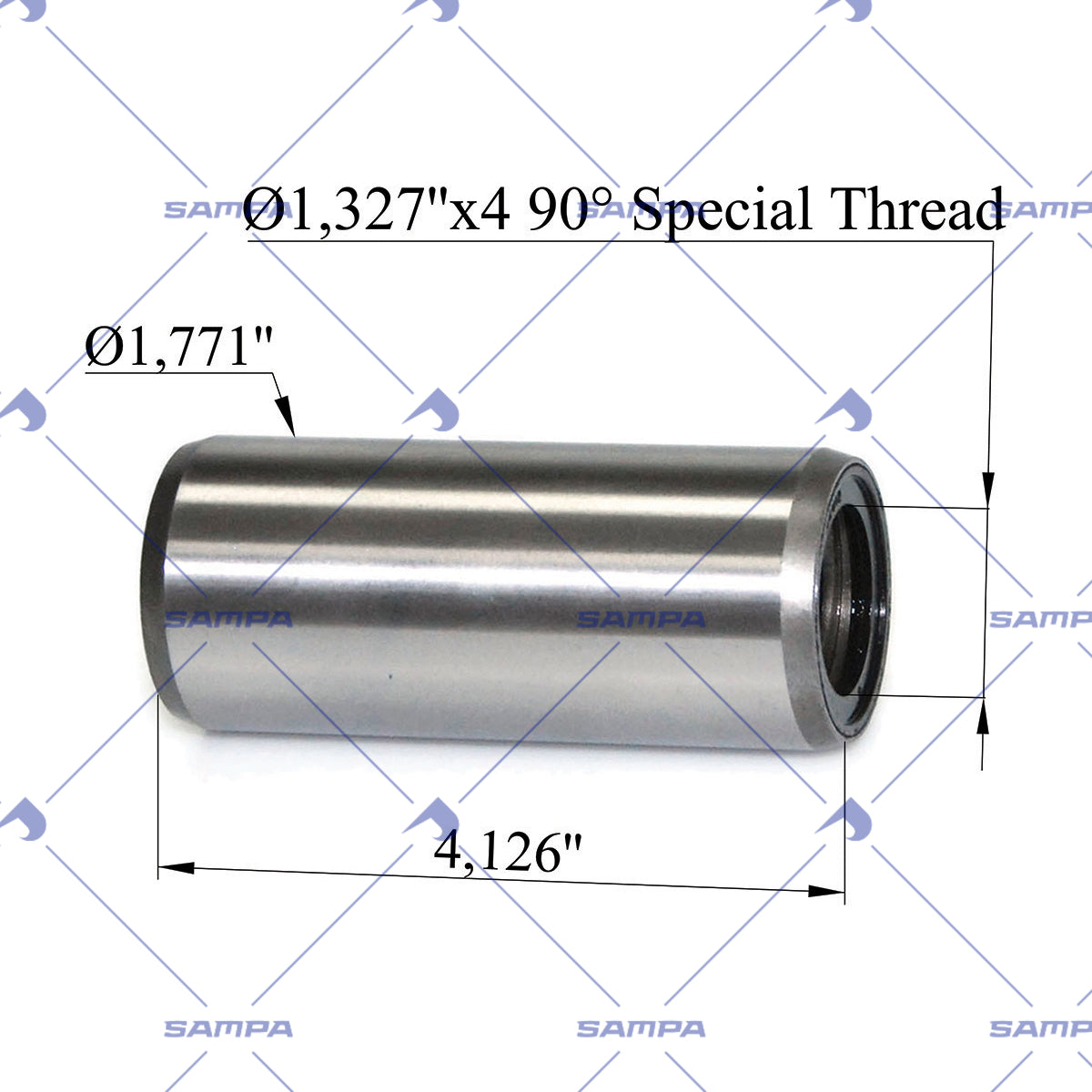 SAMPA 030.127 technical drawing