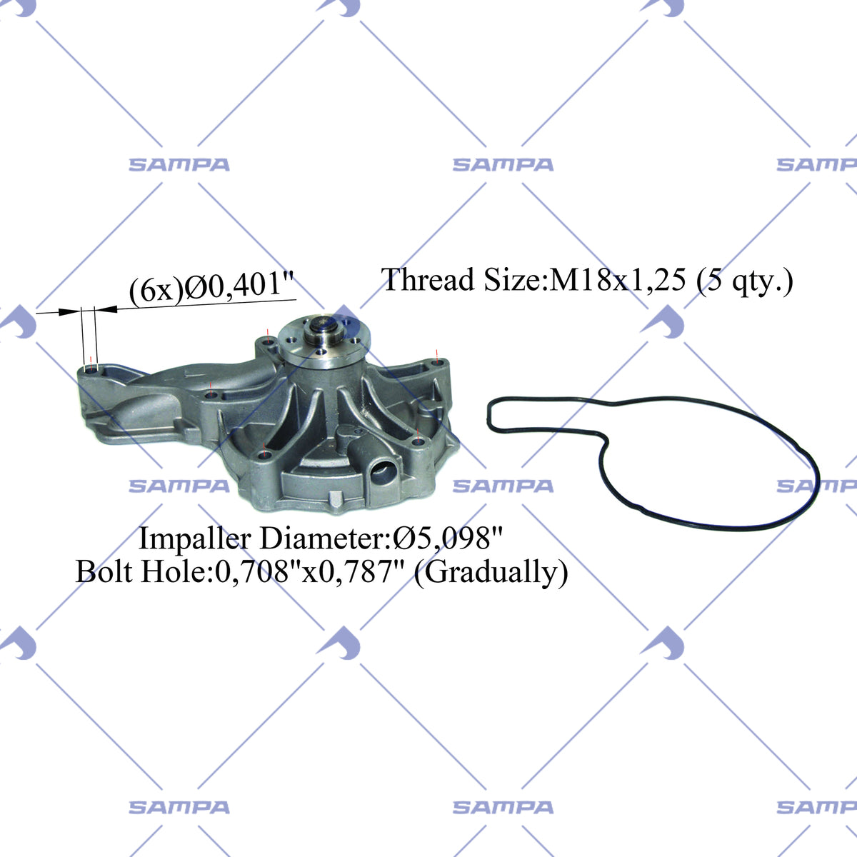 SAMPA 033.172 technical drawing
