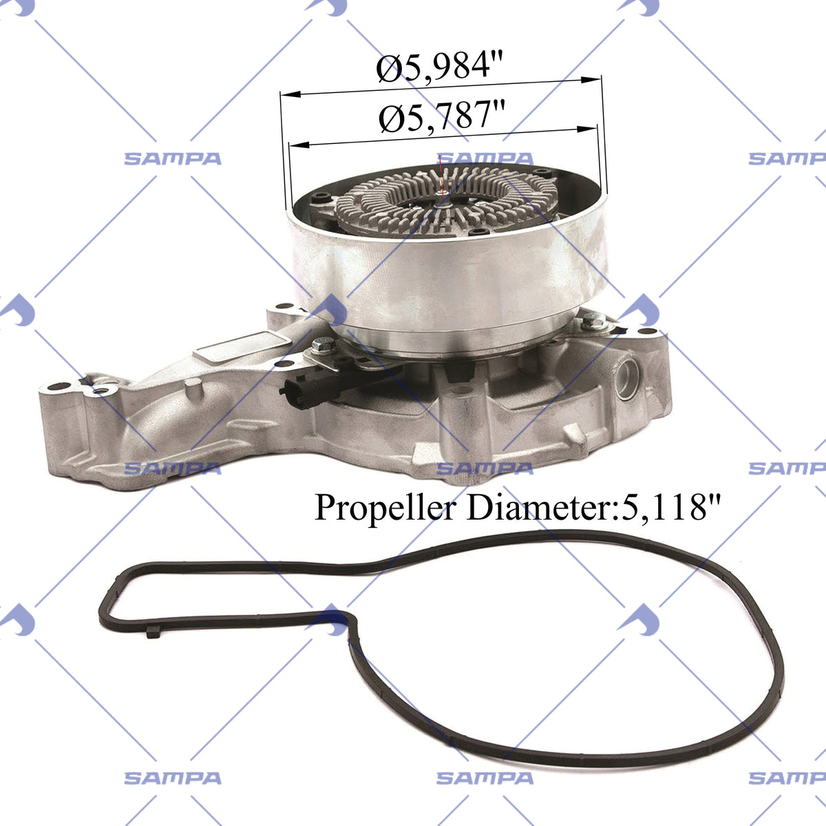 SAMPA 034.172 technical drawing