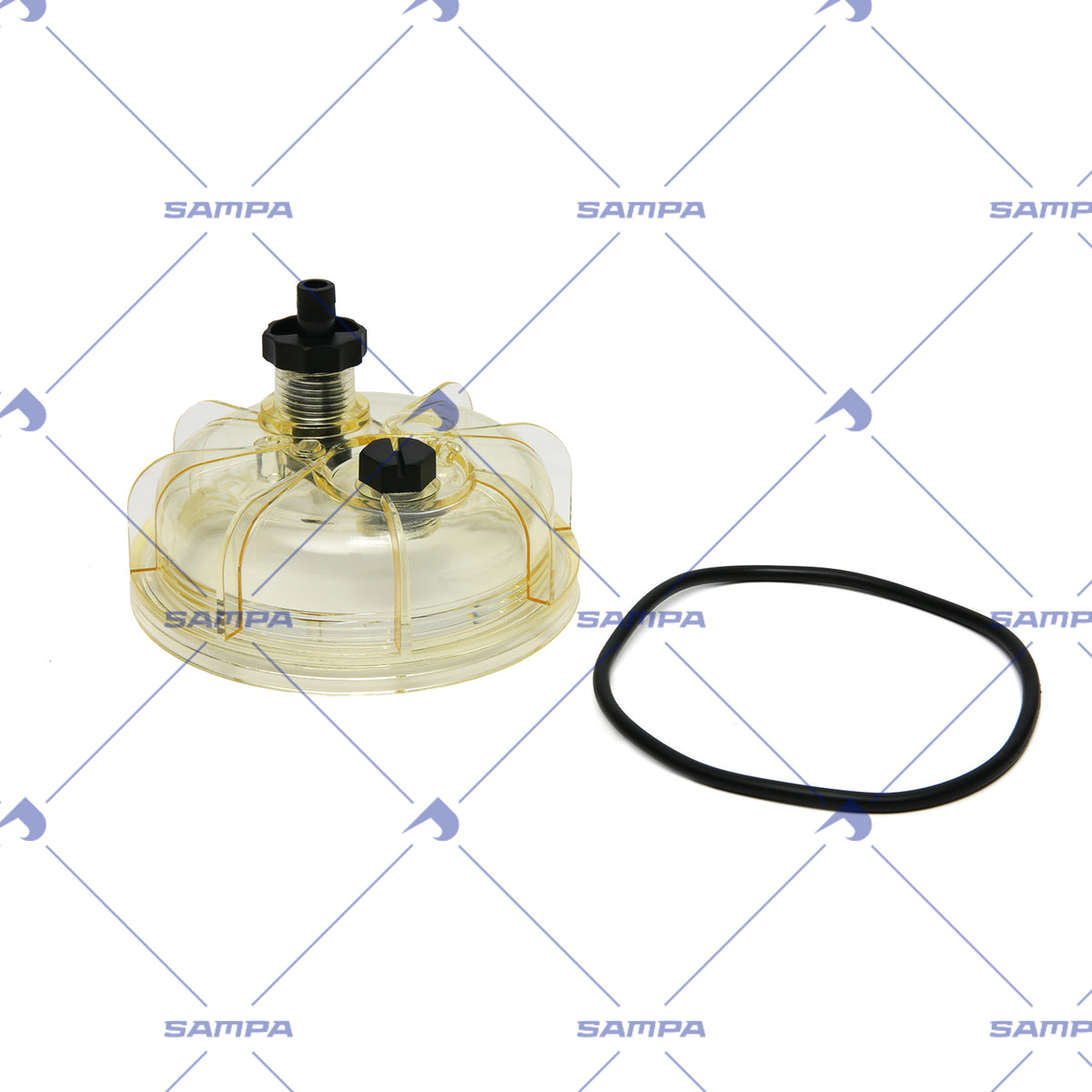 SAMPA 035.192 Fuel Filter Bowl, Non-Heated, Racor Type, for Volvo