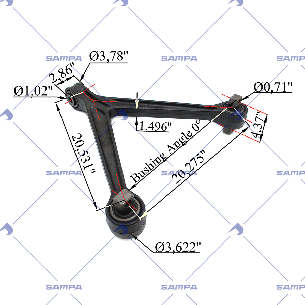 SAMPA 095.1021 technical drawing