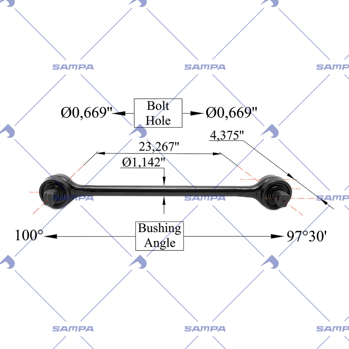 SAMPA 095.1068 technical drawing