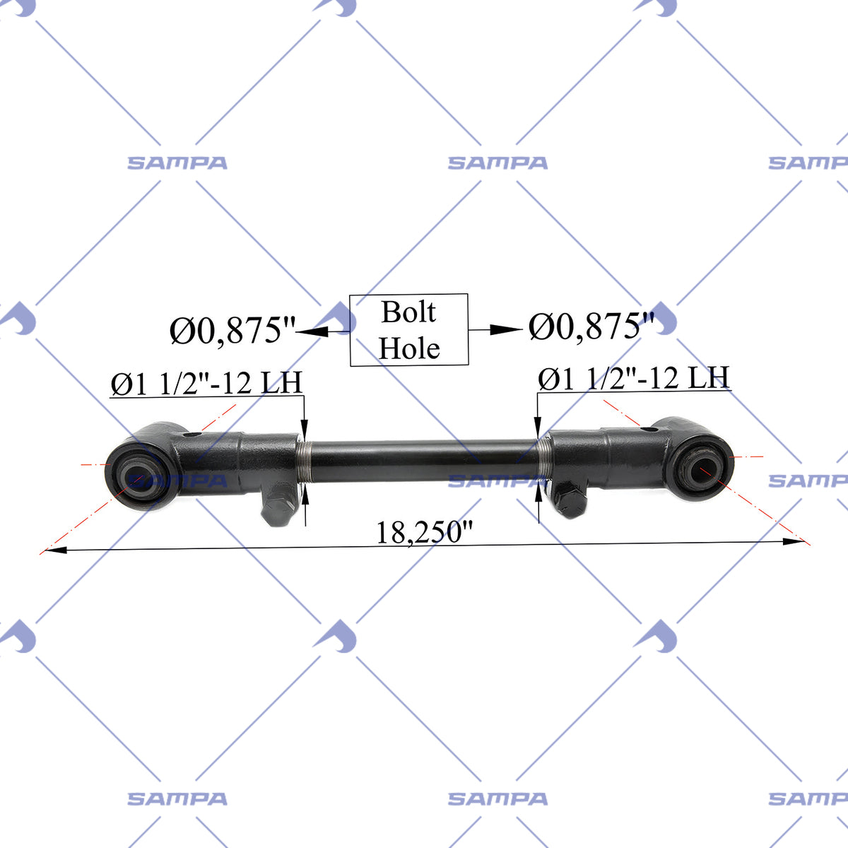 SAMPA 095.1097 technical drawing