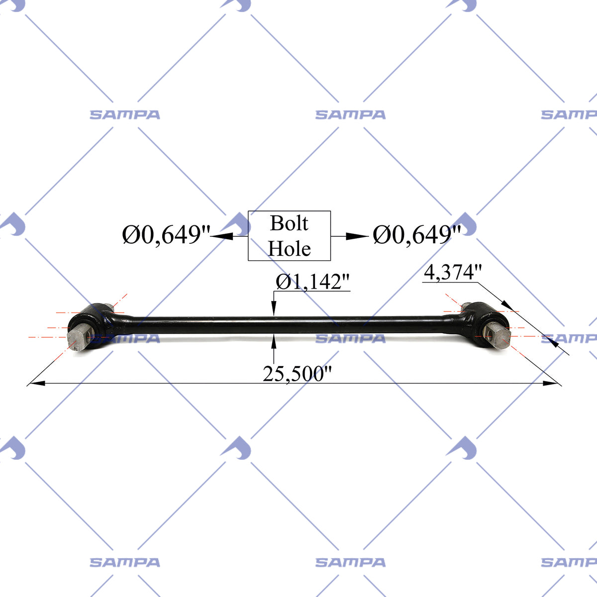 SAMPA 095.1107 technical drawing