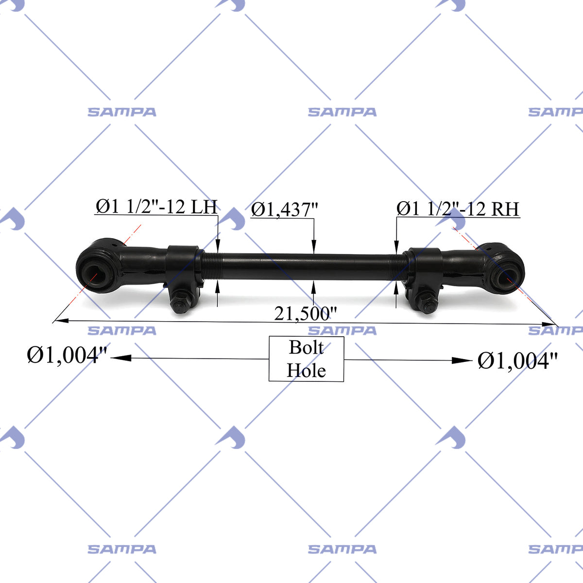 SAMPA 095.1125 technical drawing