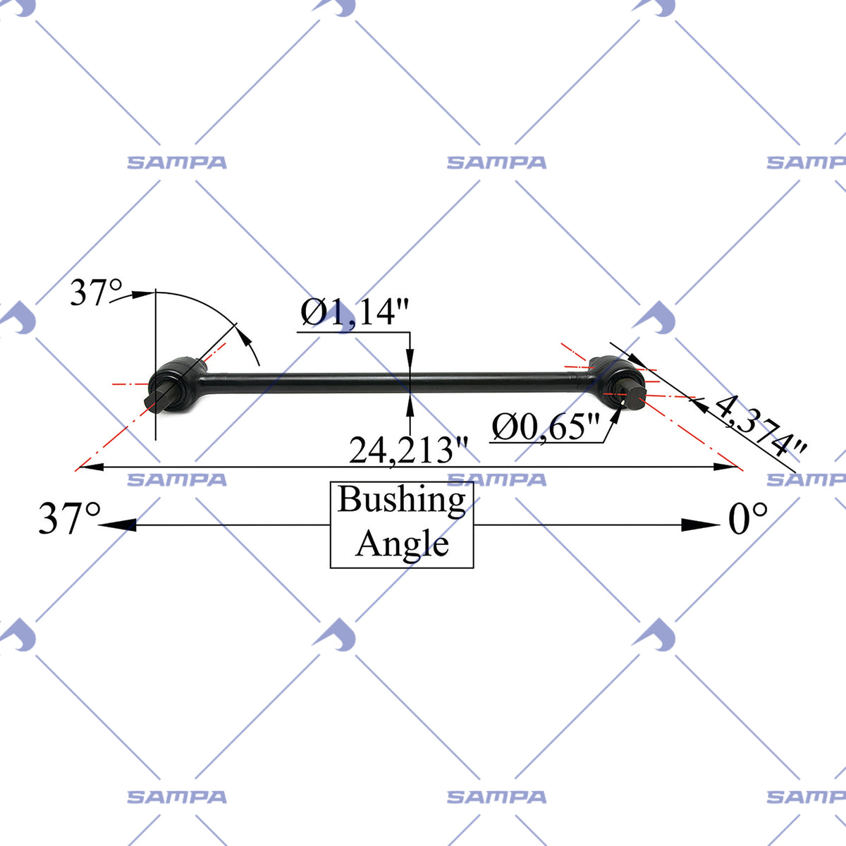 SAMPA 095.487 technical drawing