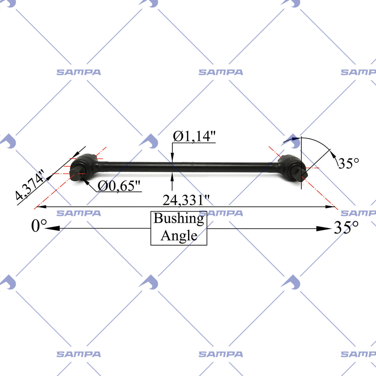 SAMPA 095.488 technical drawing