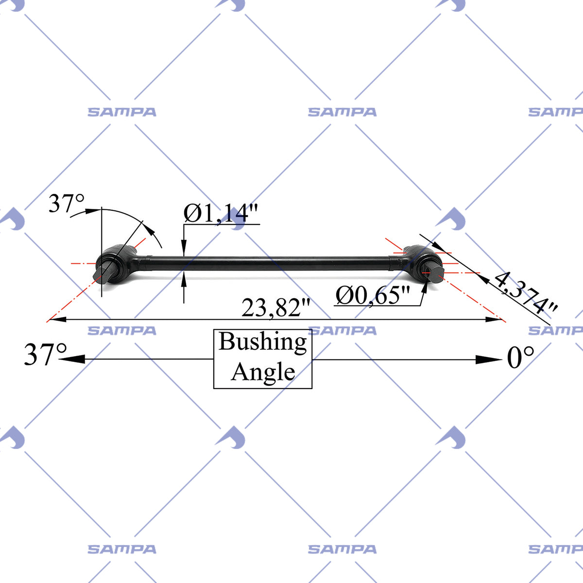 SAMPA 095.494 technical drawing