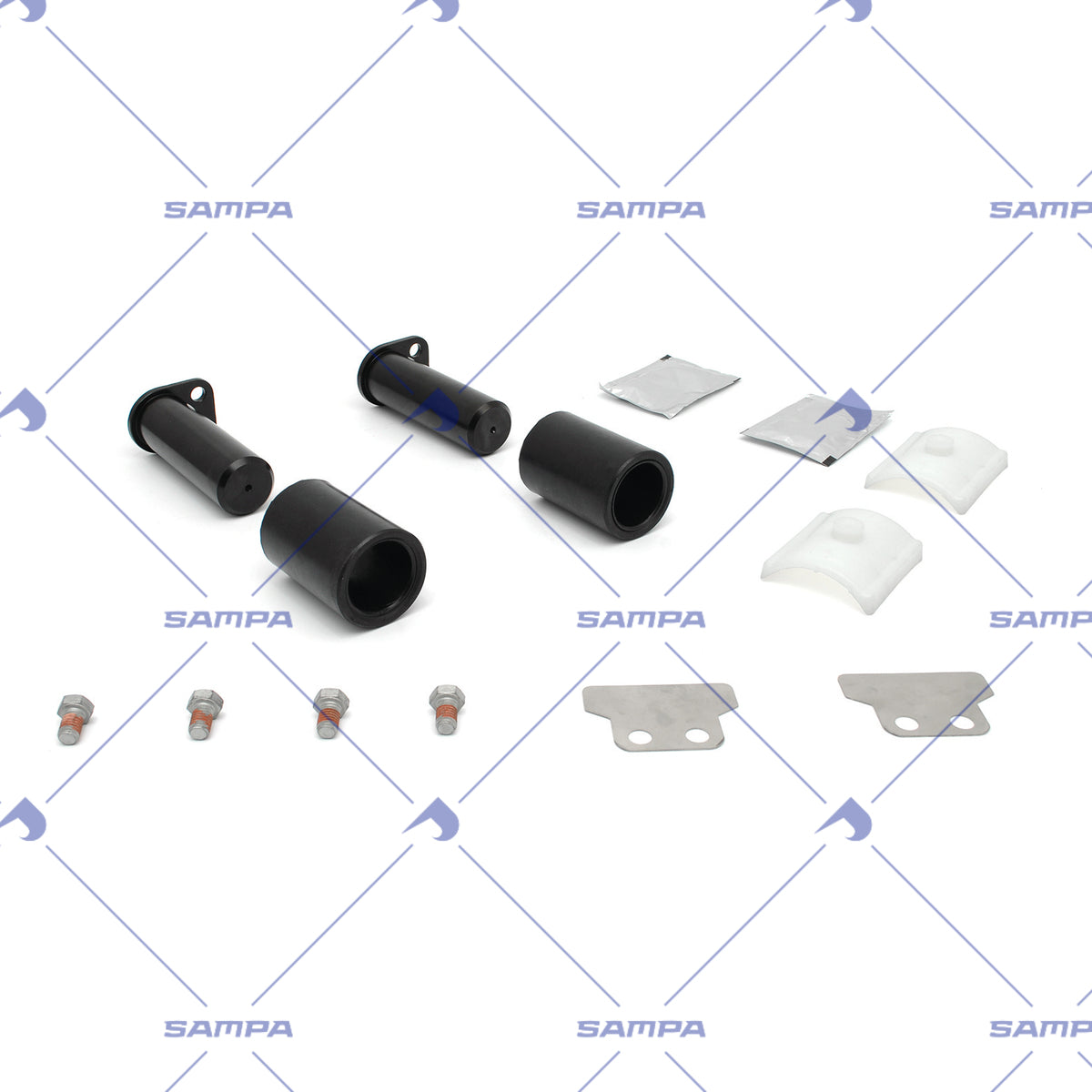 SAMPA 096.942 Fifth Wheel Kit for Jost, with Rubber Bearing