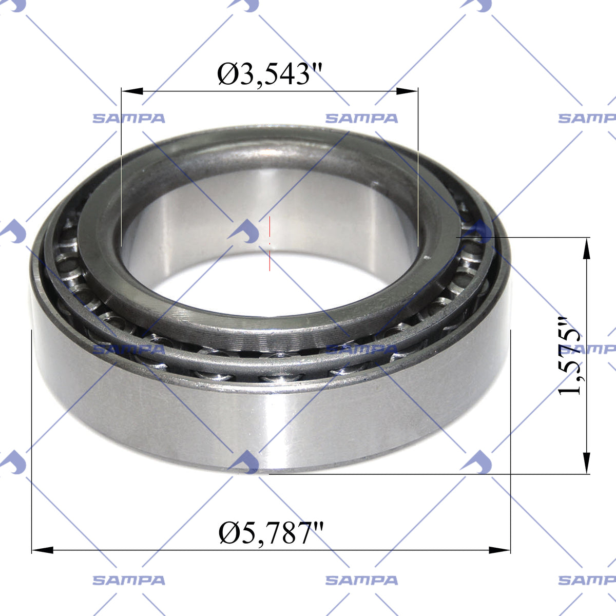 SAMPA 111.102 technical drawing
