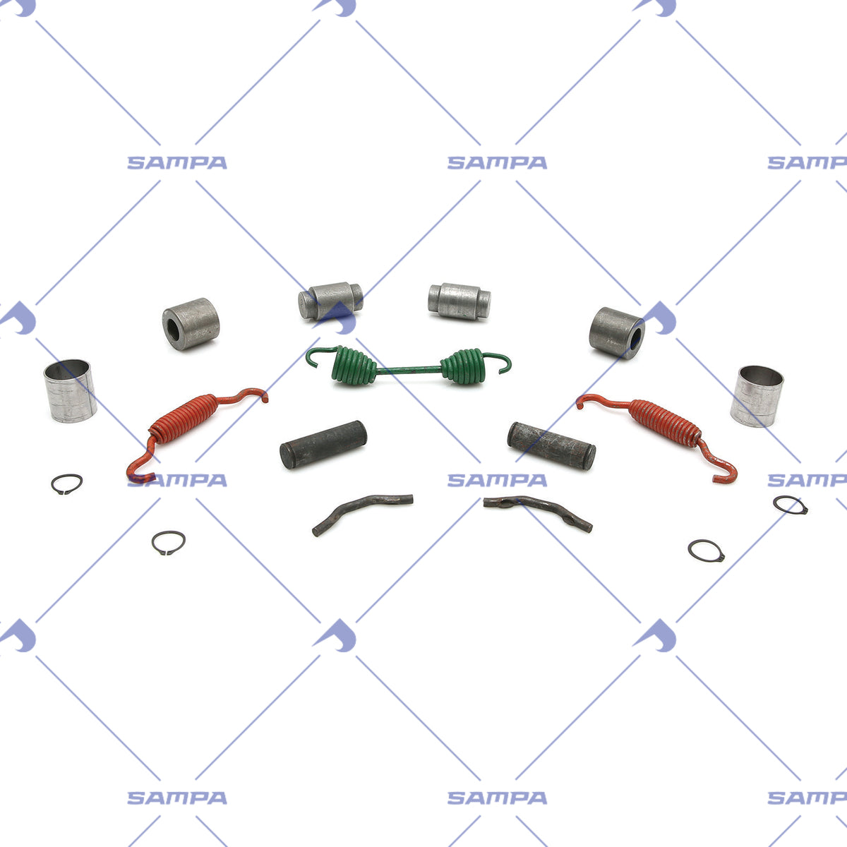 SAMPA 500.020 Brake Shoe Hardware Kit 12.25in (FMSI 4670)