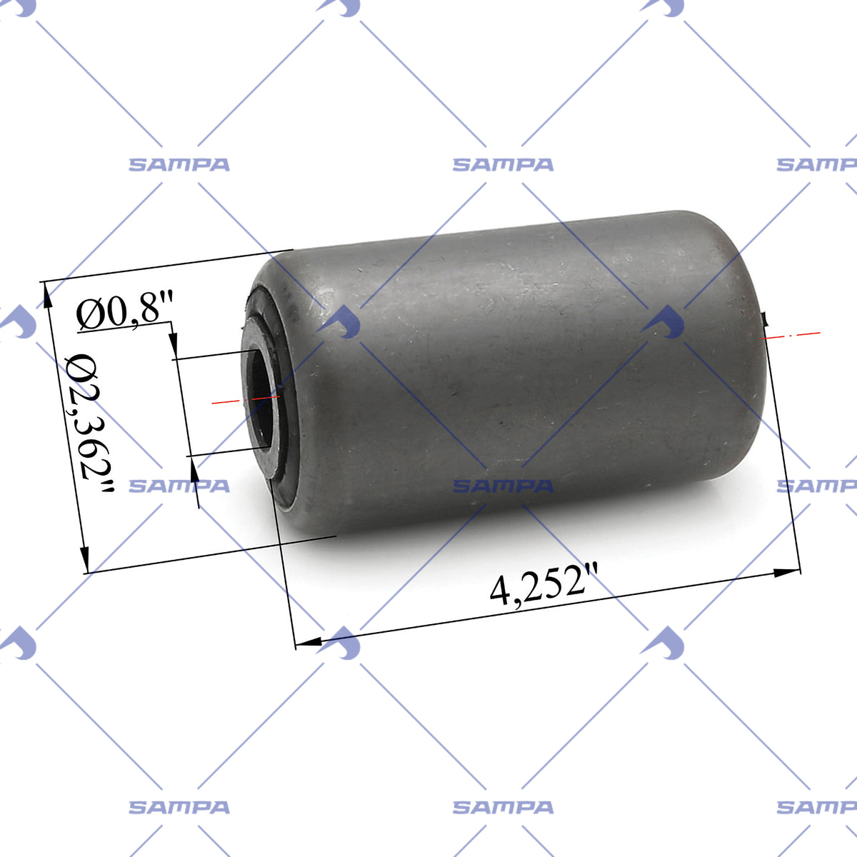 SAMPA 500.037 technical drawing