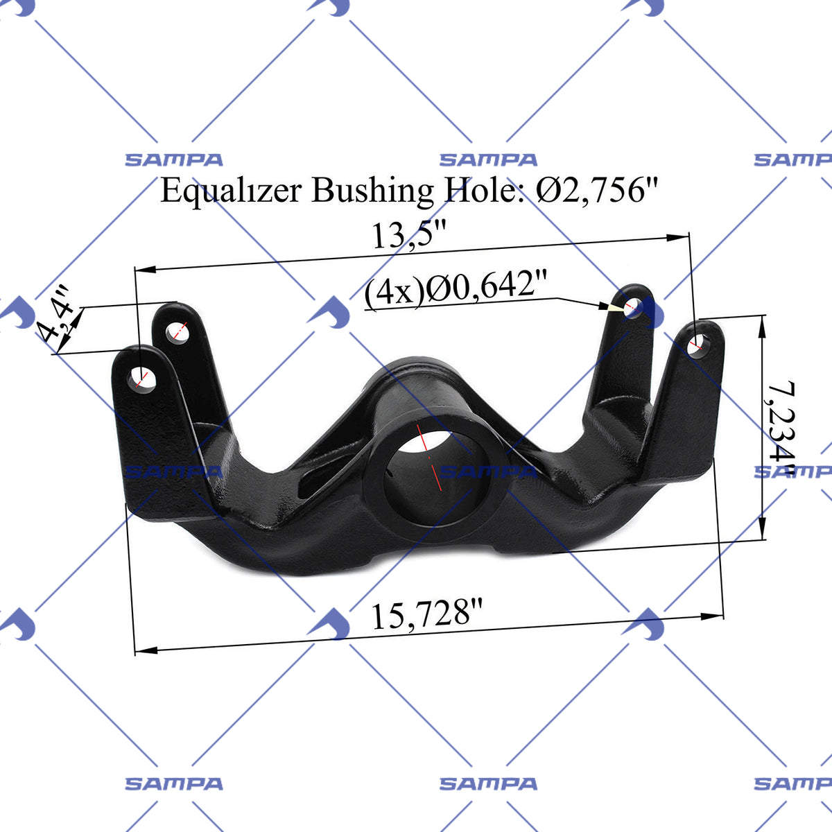 SAMPA 500.160 technical drawing