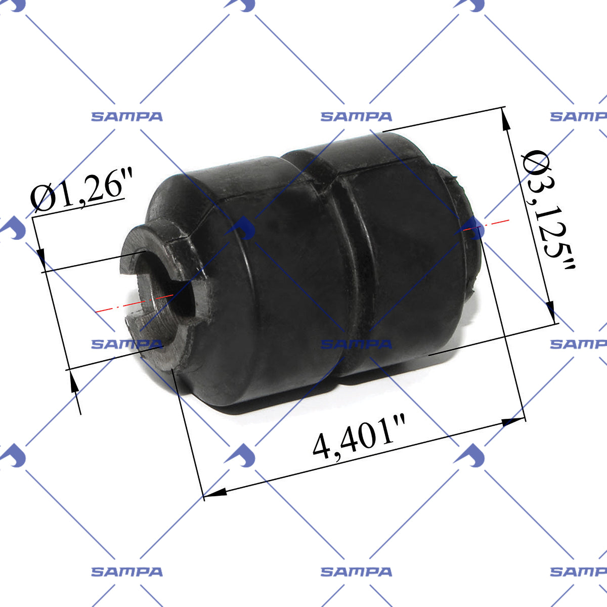 SAMPA 500.206 technical drawing