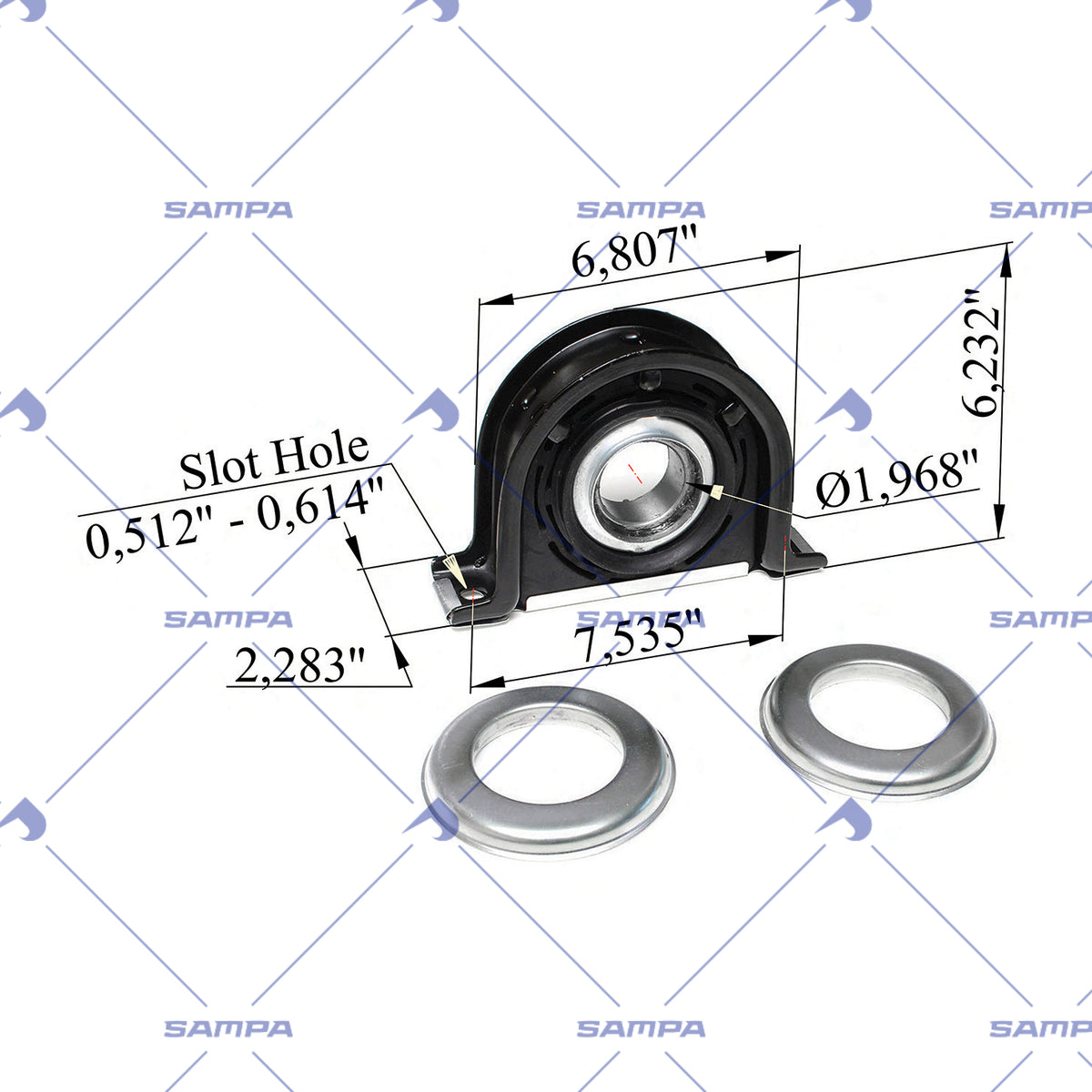 SAMPA 500.306 technical drawing