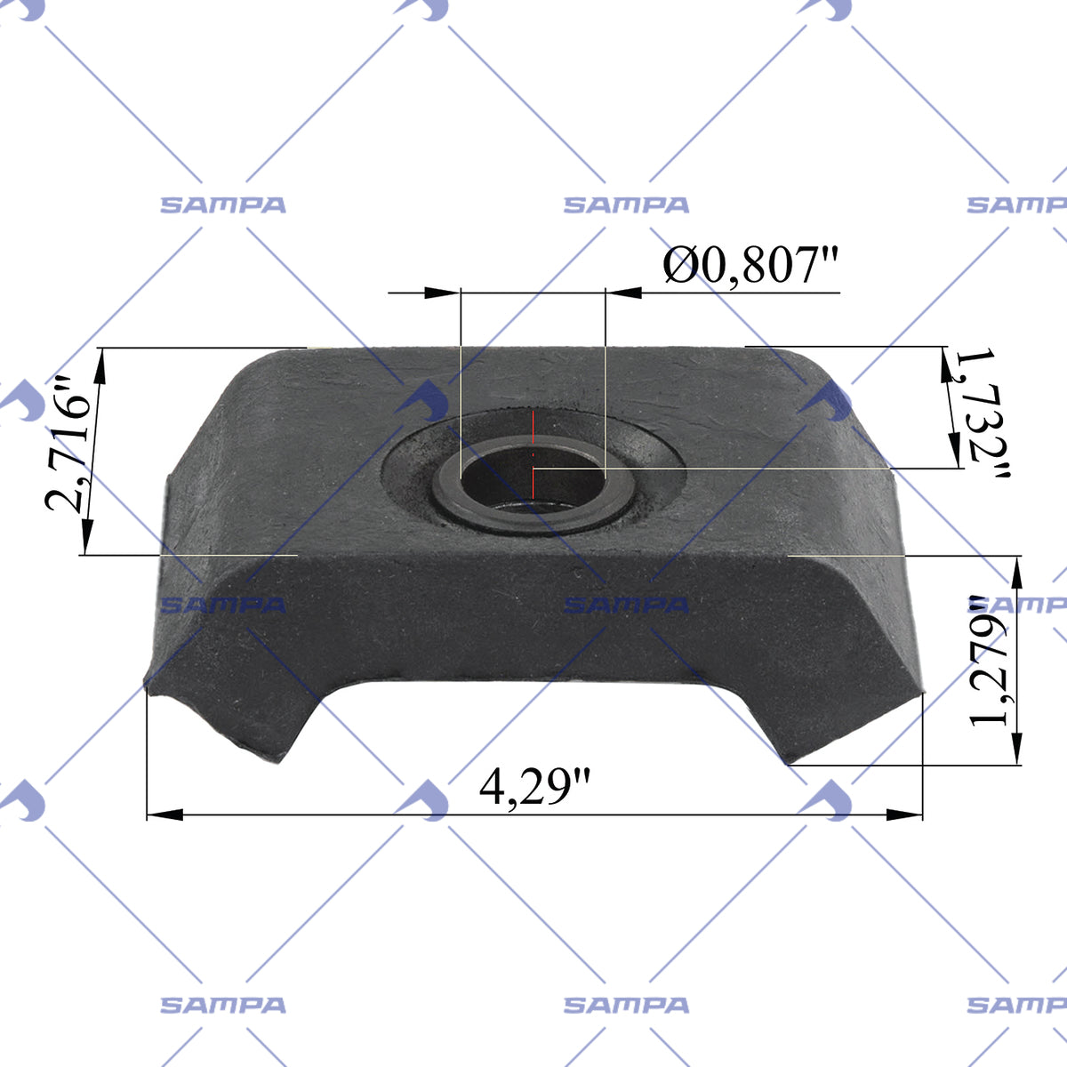SAMPA 500.552 technical drawing