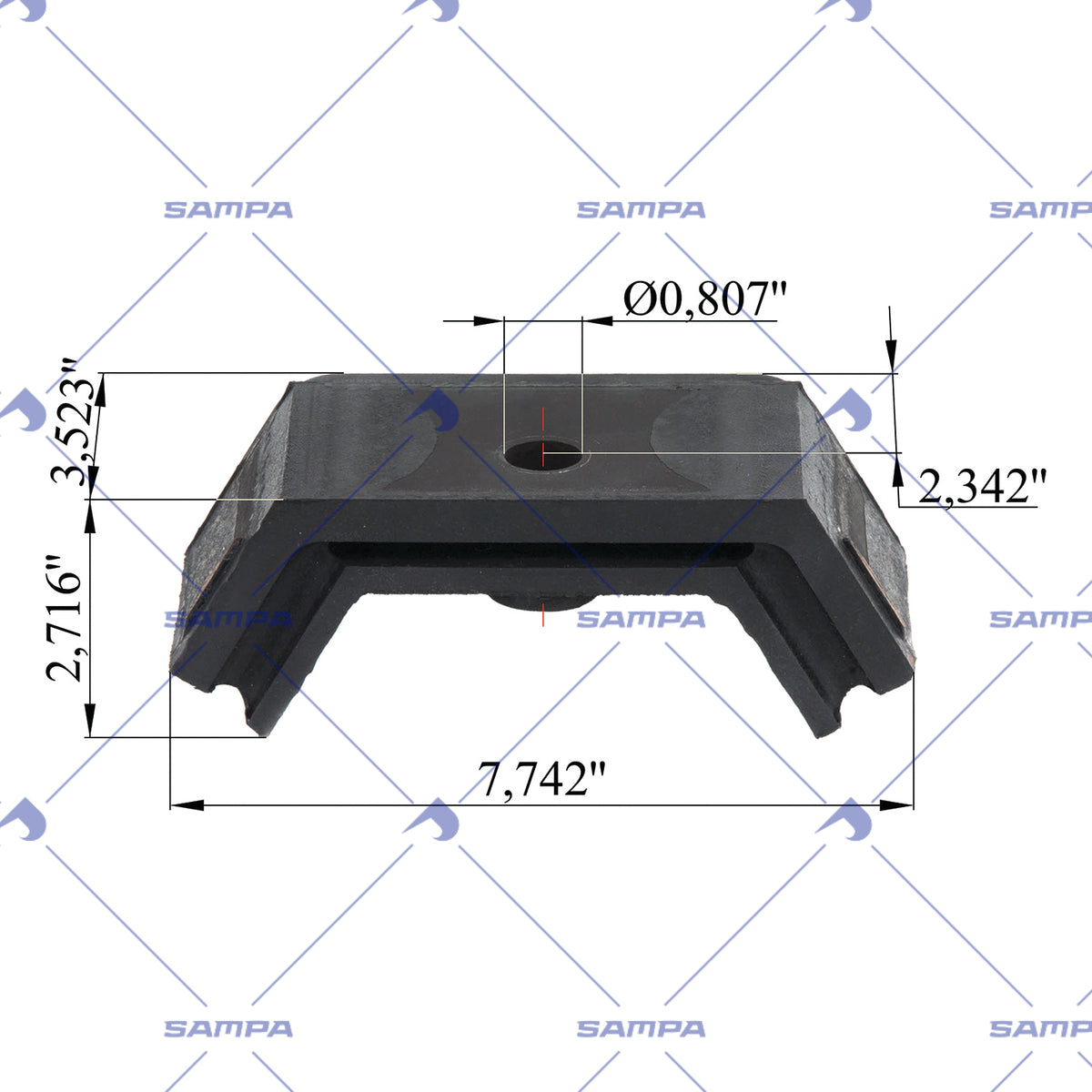 SAMPA 500.553 technical drawing