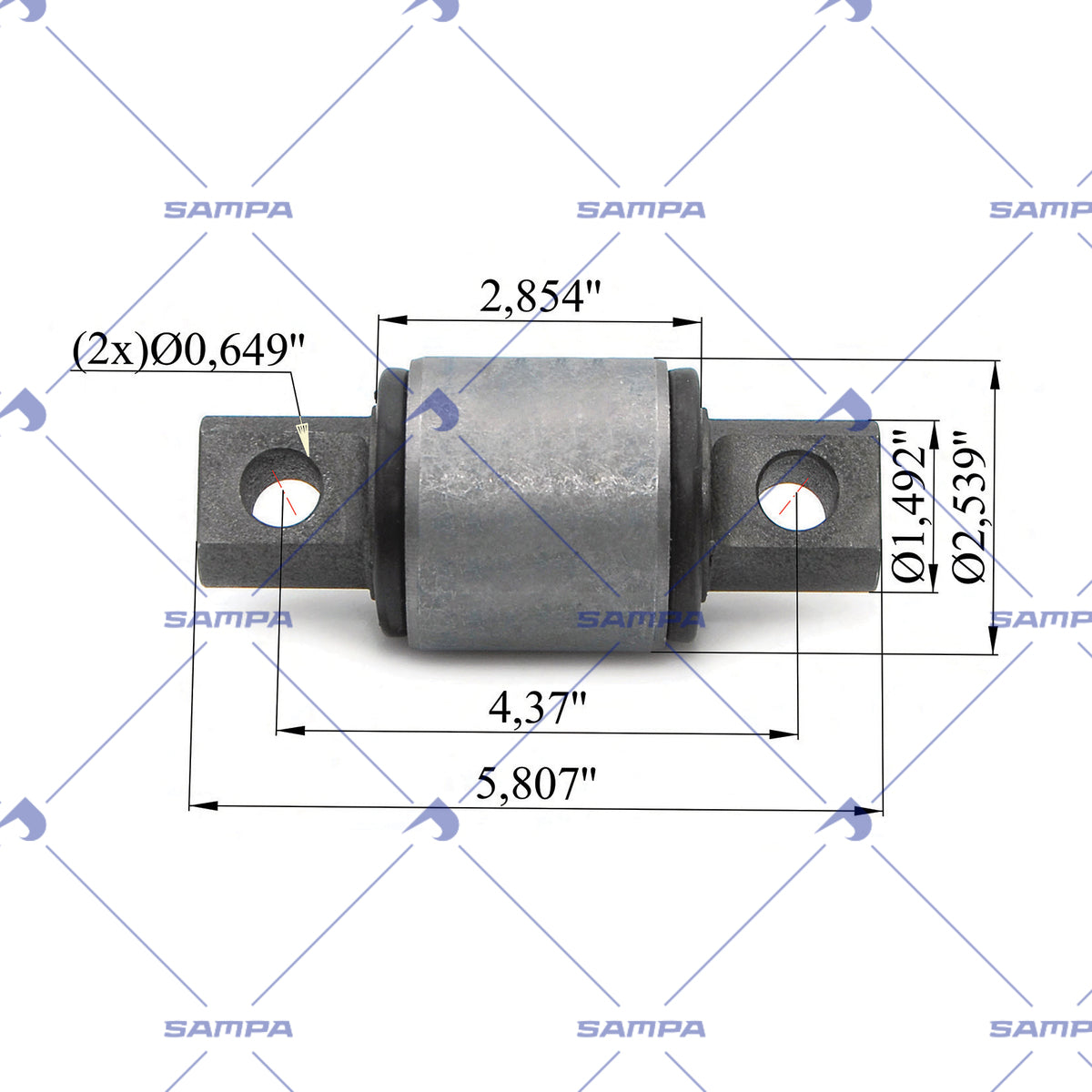 SAMPA 500.577 technical drawing