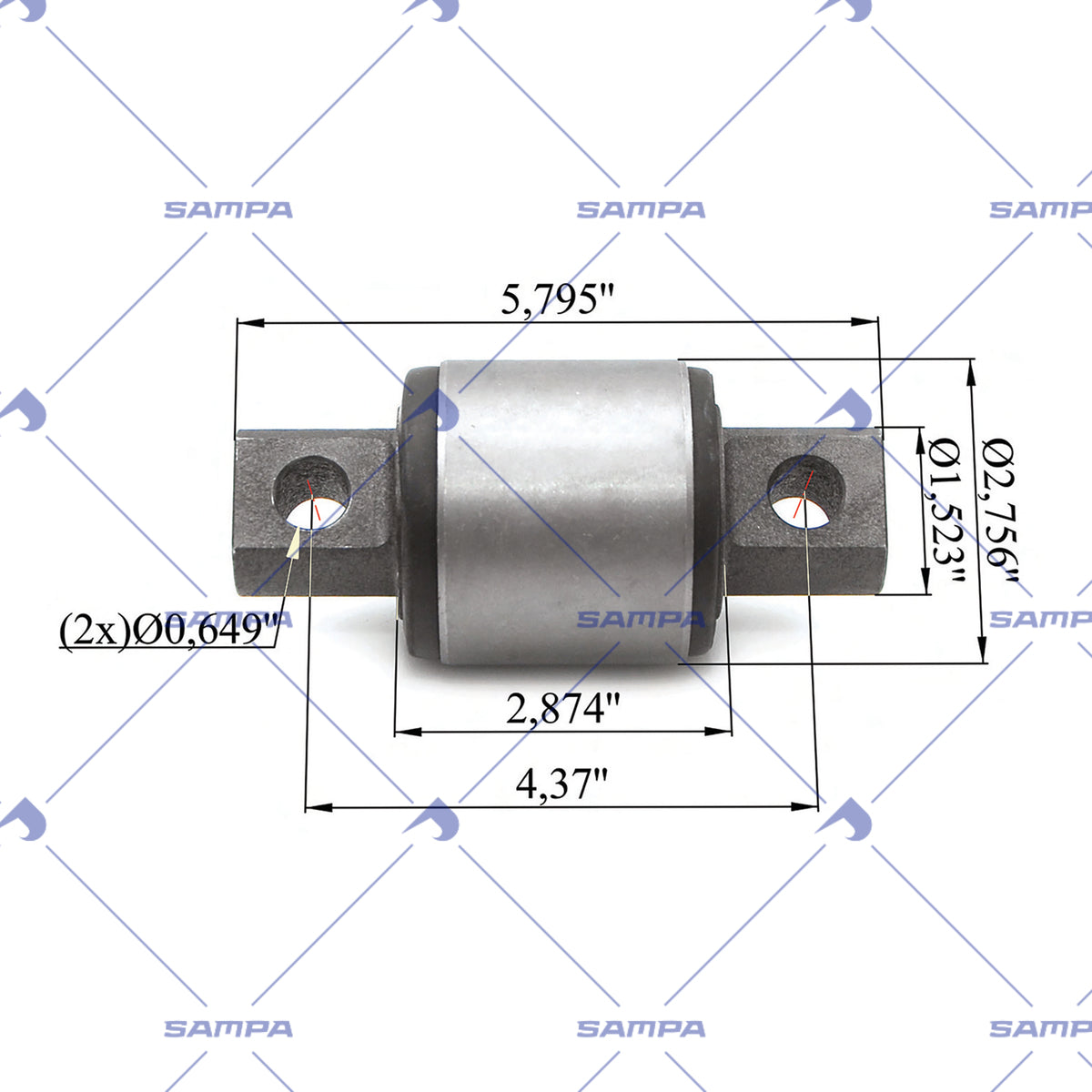 SAMPA 500.578 technical drawing