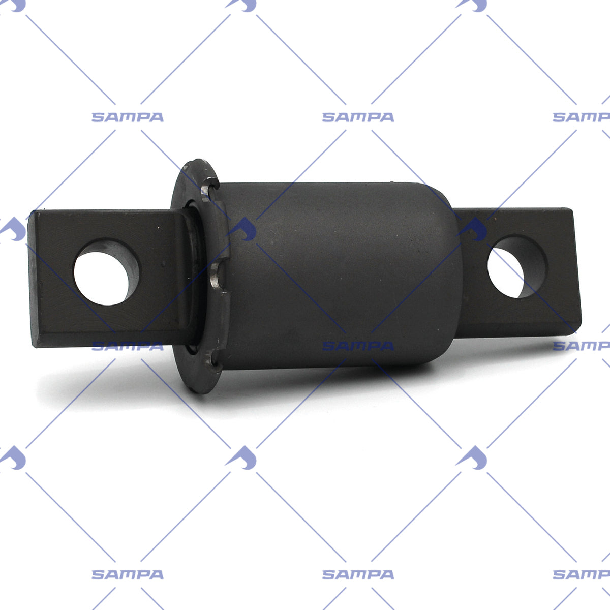 SAMPA 500.591/1 Spring Eye Bushing, Straddle Lip, Standard Size, Serrated Flange