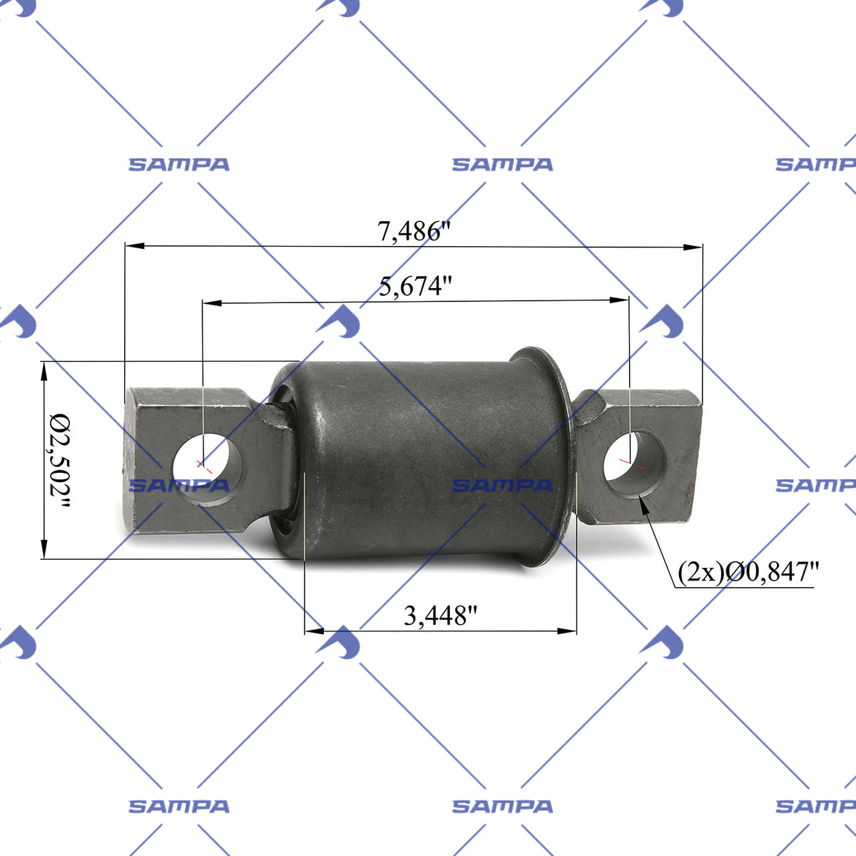 SAMPA 500.591E technical drawing