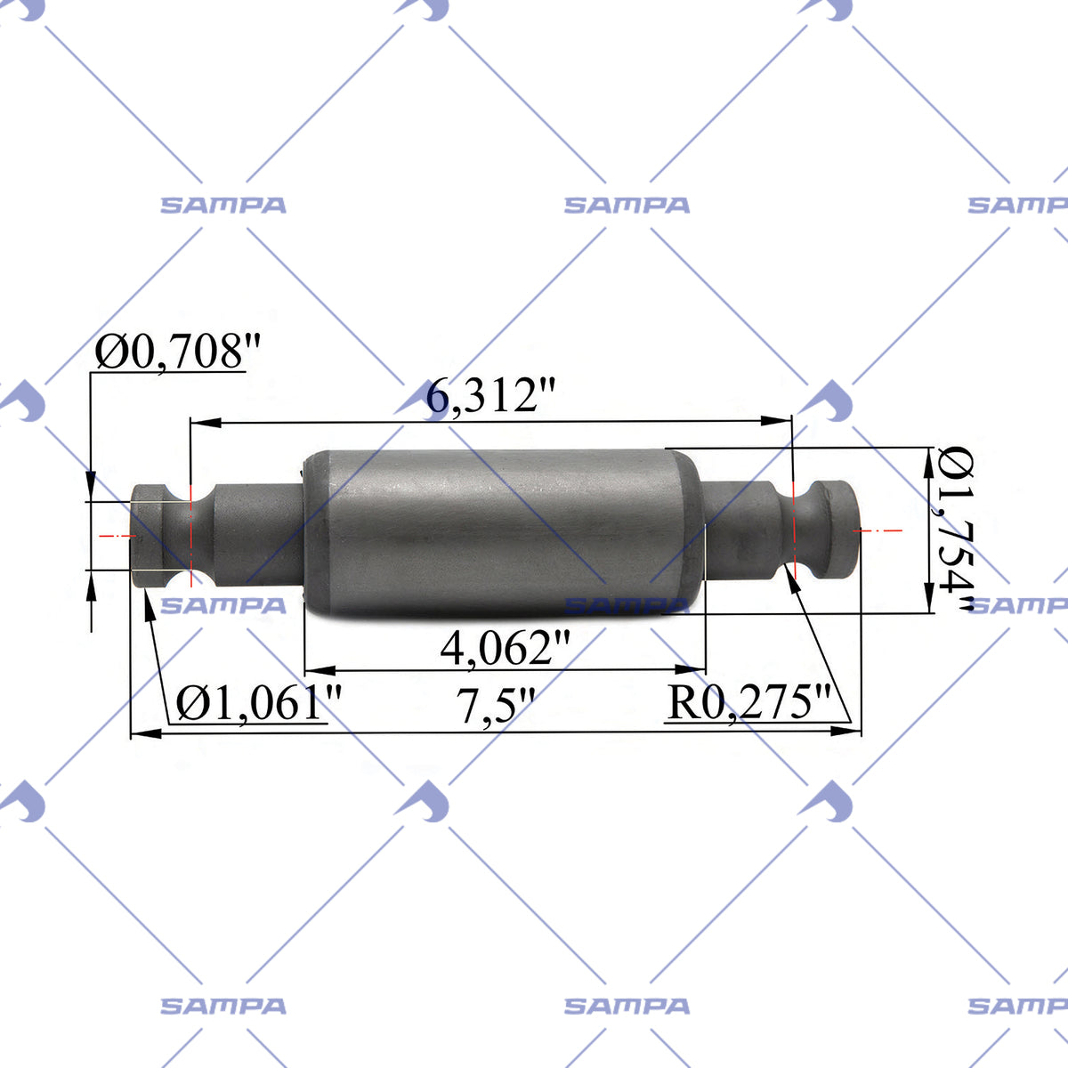 SAMPA 500.602 technical drawing