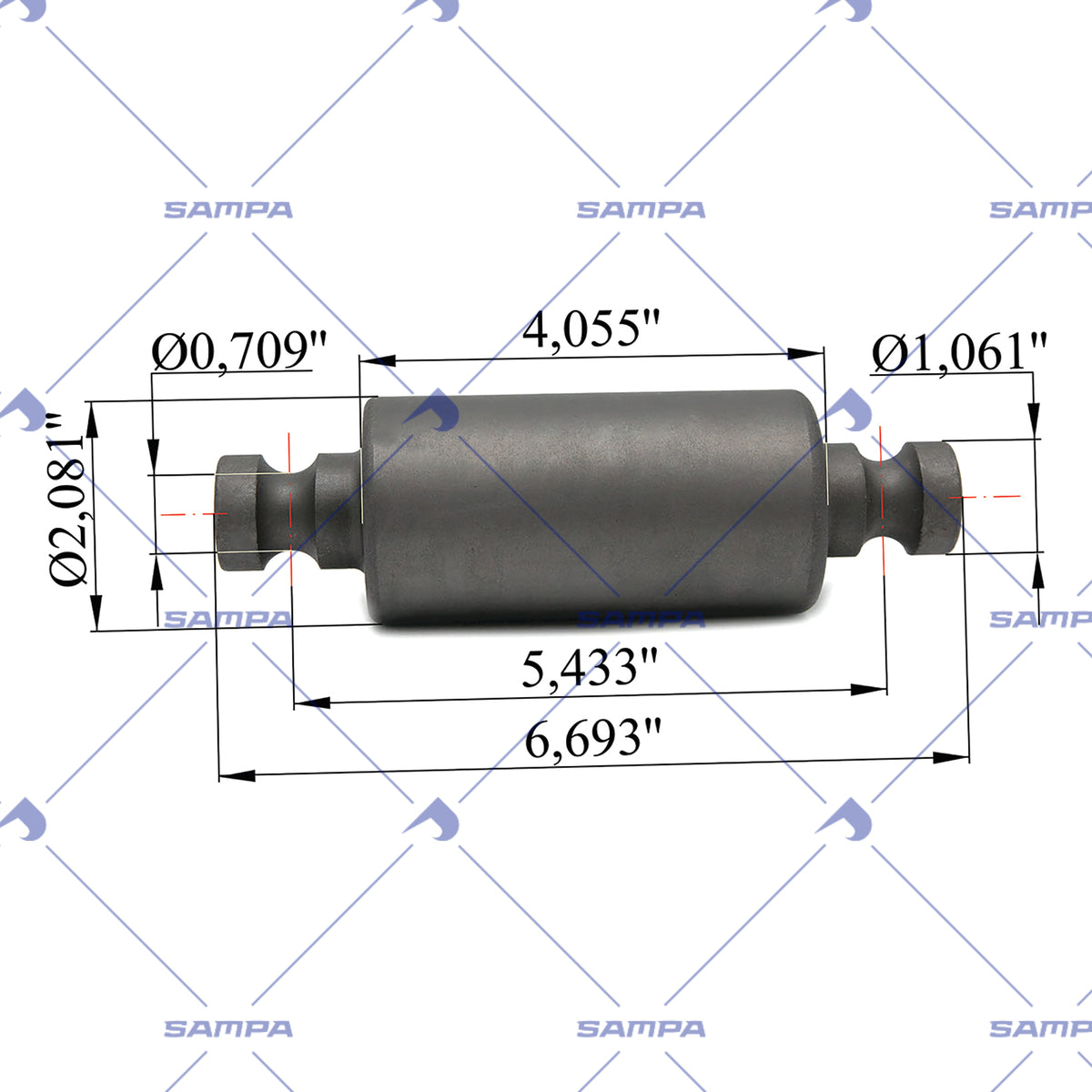 SAMPA 500.763 technical drawing