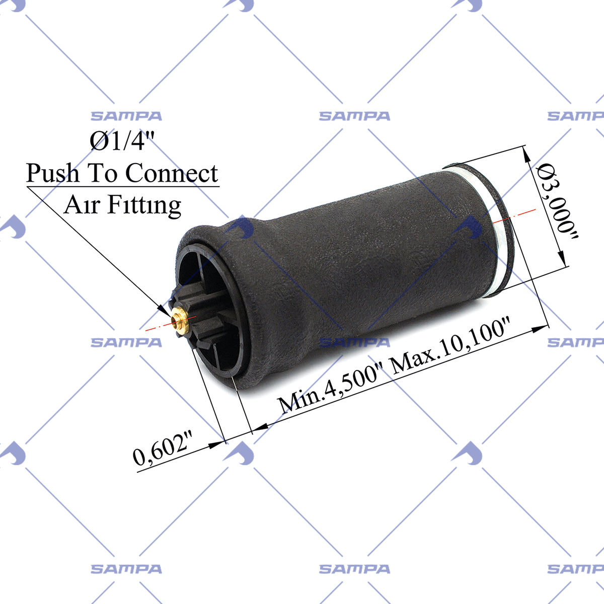 SAMPA 500.909-01 technical drawing