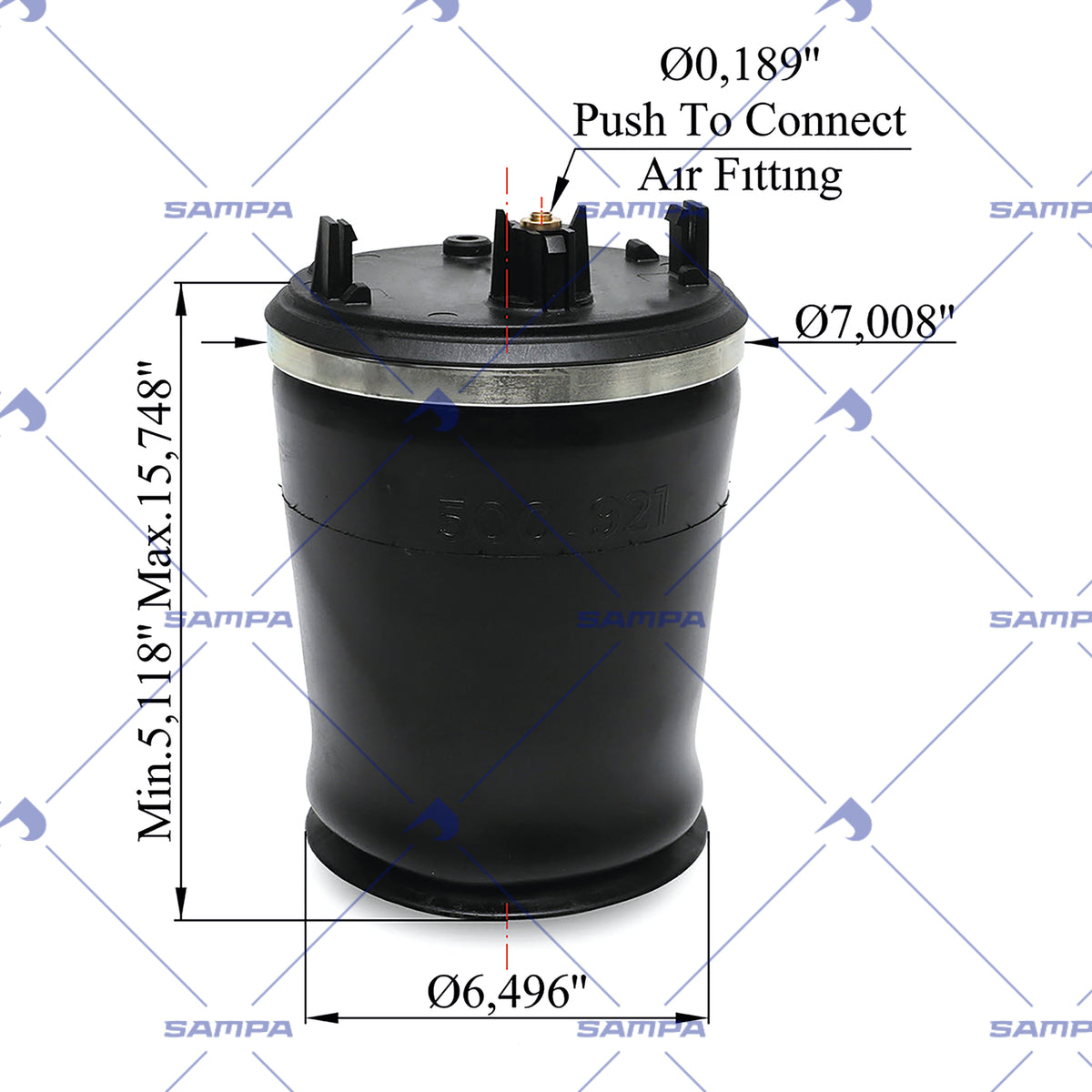 SAMPA 500.921-01 technical drawing