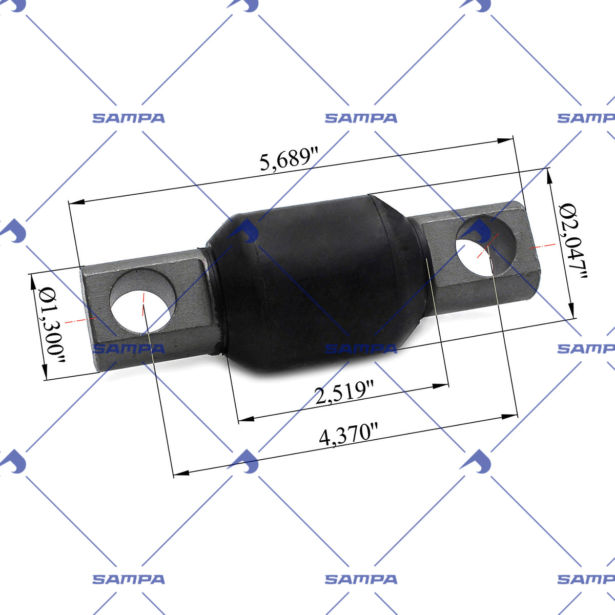 SAMPA 500.947 technical drawing