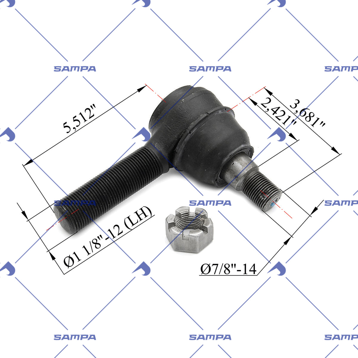 SAMPA 500.959 technical drawing