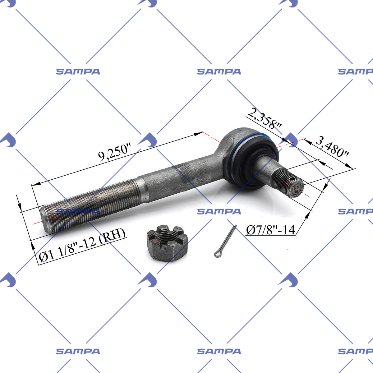 SAMPA 500.964 technical drawing