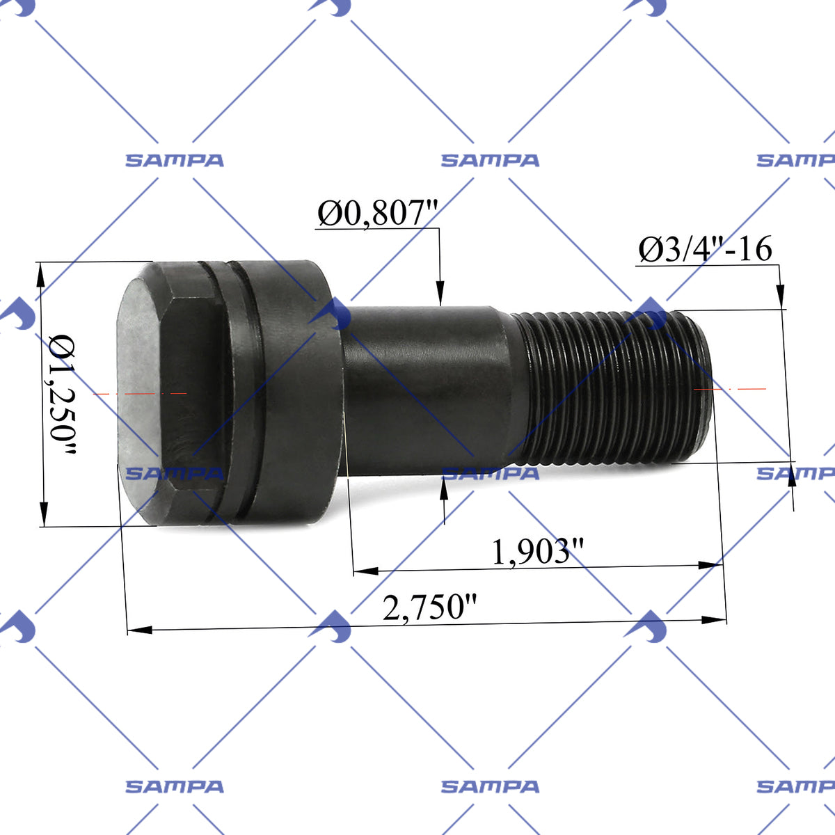 SAMPA 501.069 technical drawing