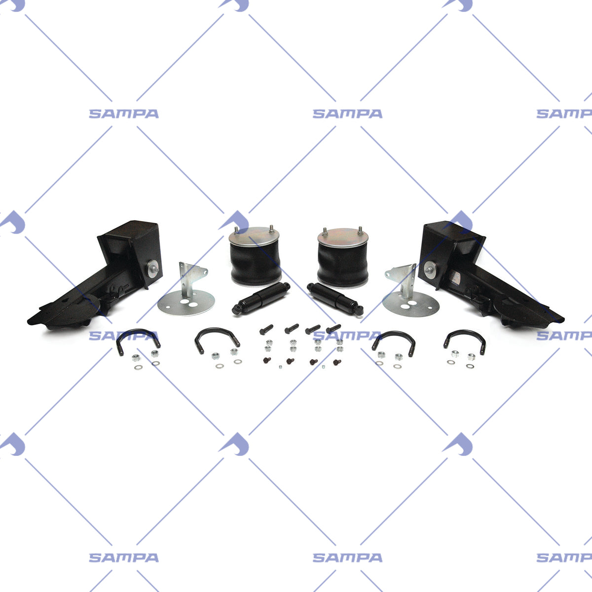 SAMPA 501.188-01 Trailer Air Suspension Kit, HT300T Overslung, 15in Ride Height, for Hendrickson