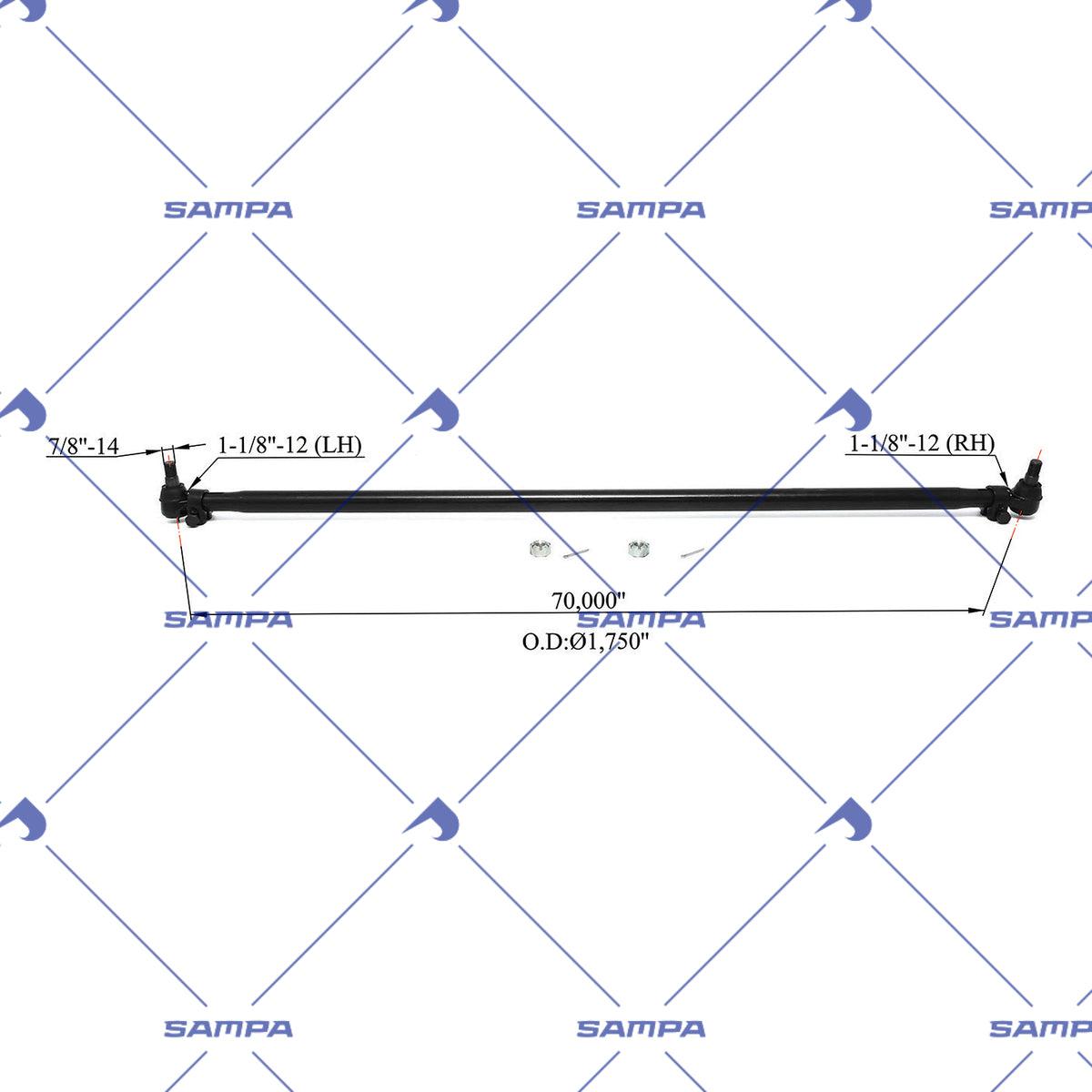 SAMPA 501.307 technical drawing