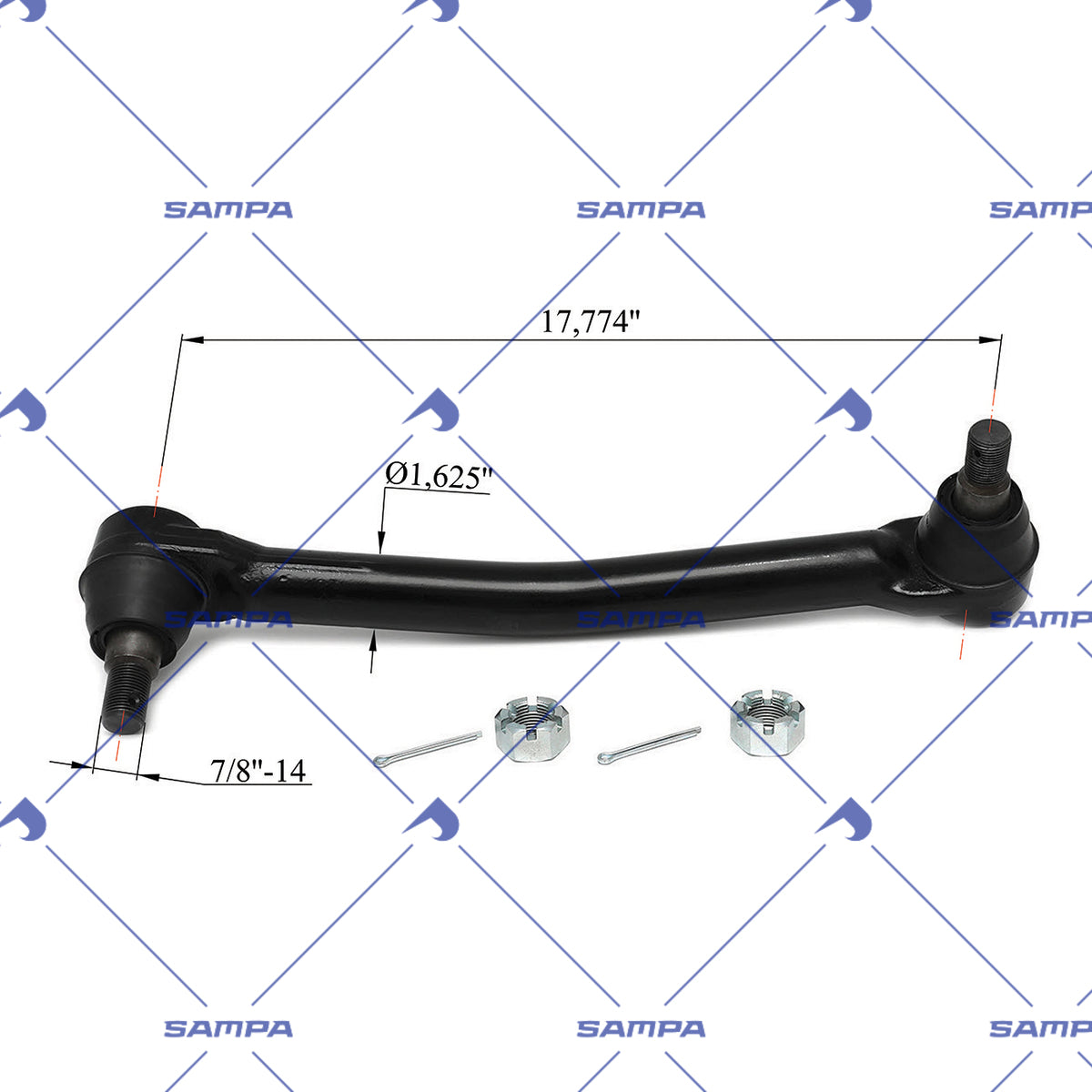 SAMPA 501.348 technical drawing