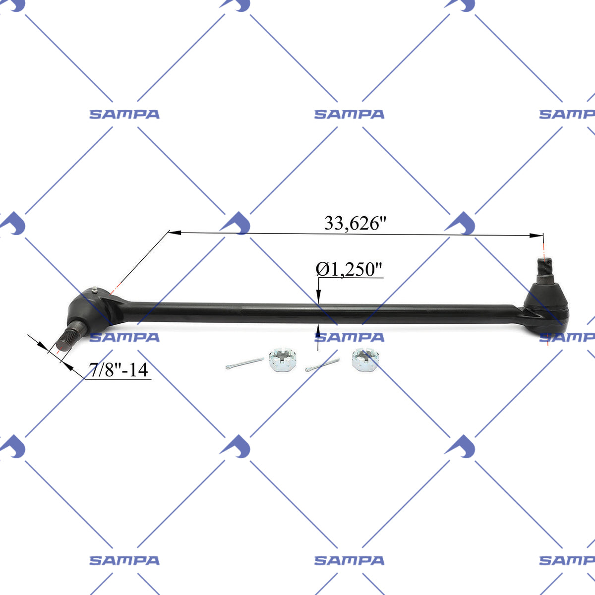 SAMPA 501.351 technical drawing