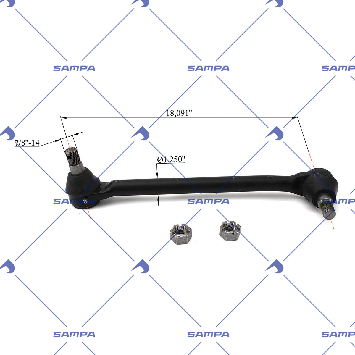 SAMPA 501.353 technical drawing