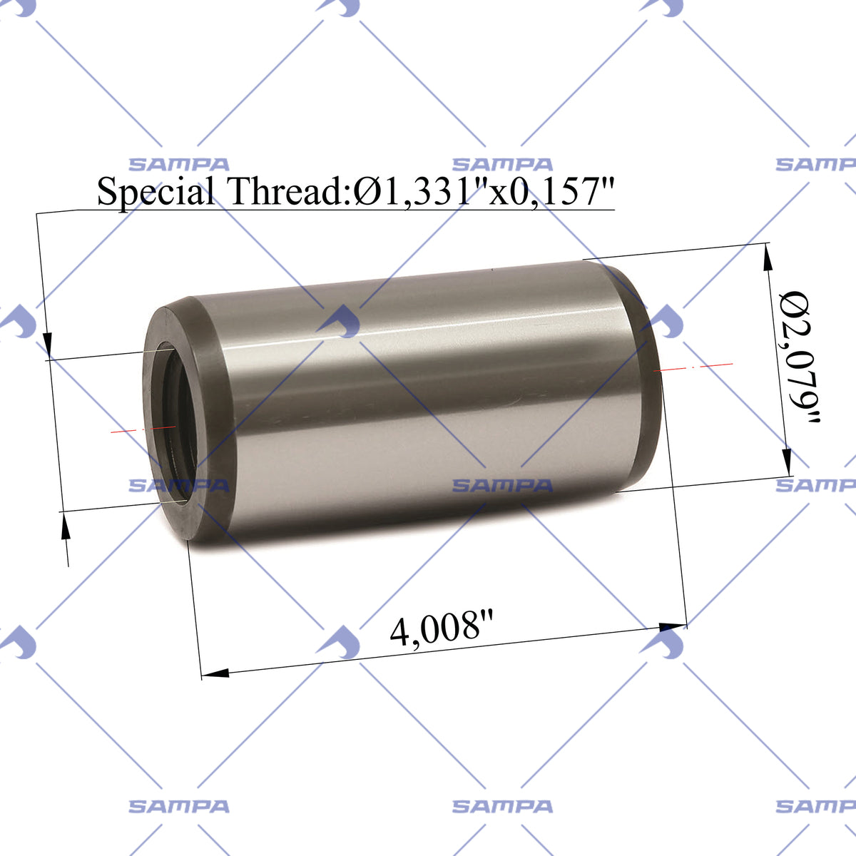 SAMPA 501.521 technical drawing
