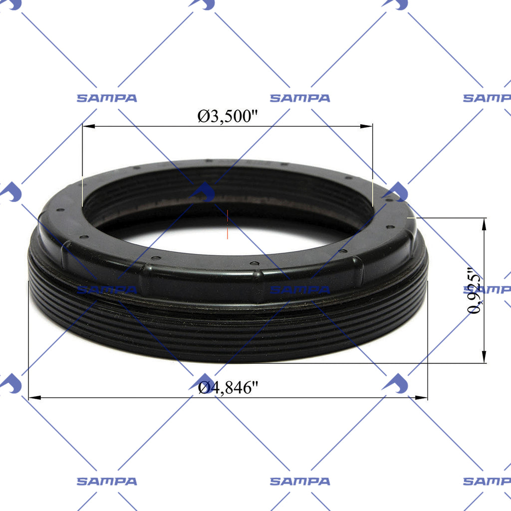 SAMPA 501.634A technical drawing