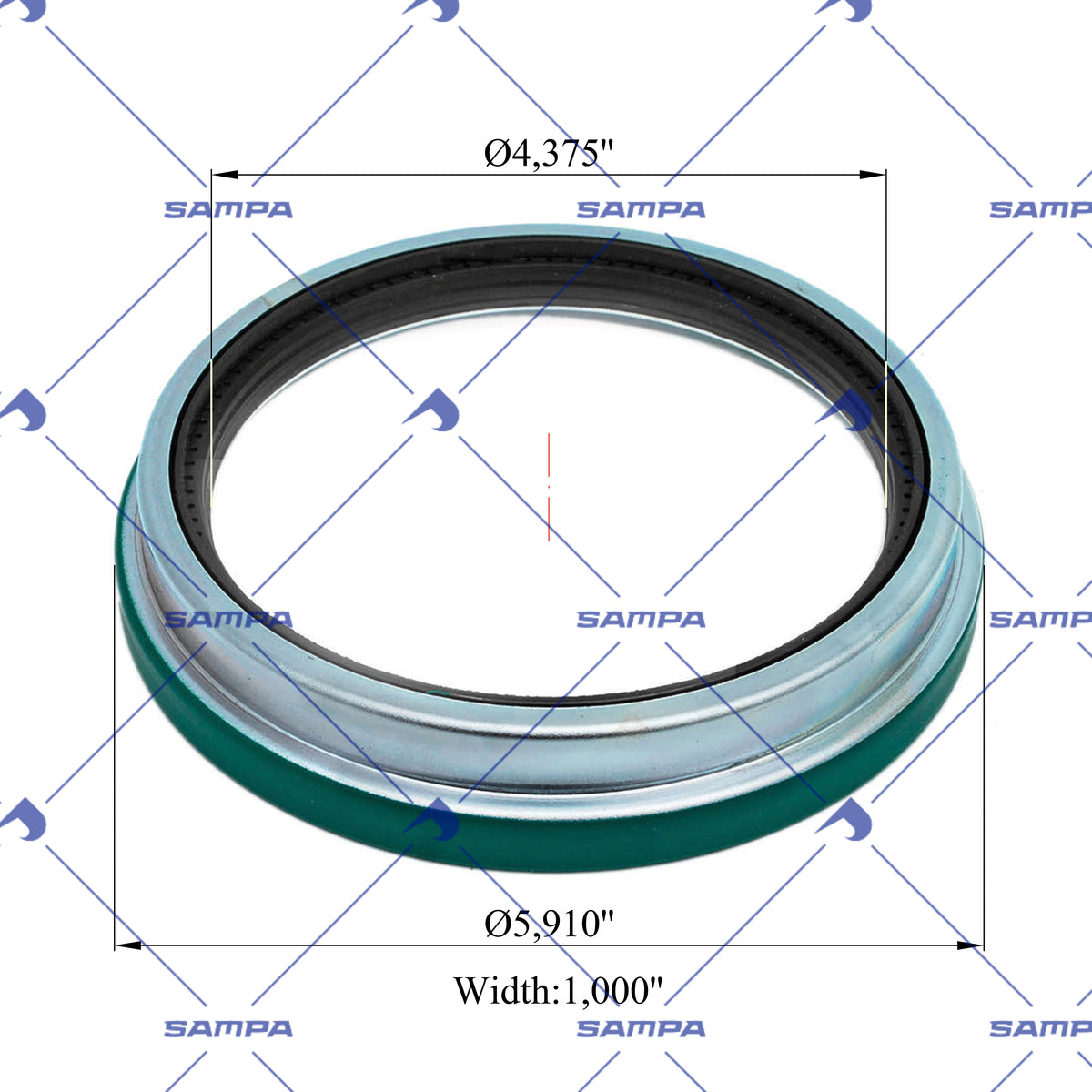 SAMPA 501.635 technical drawing