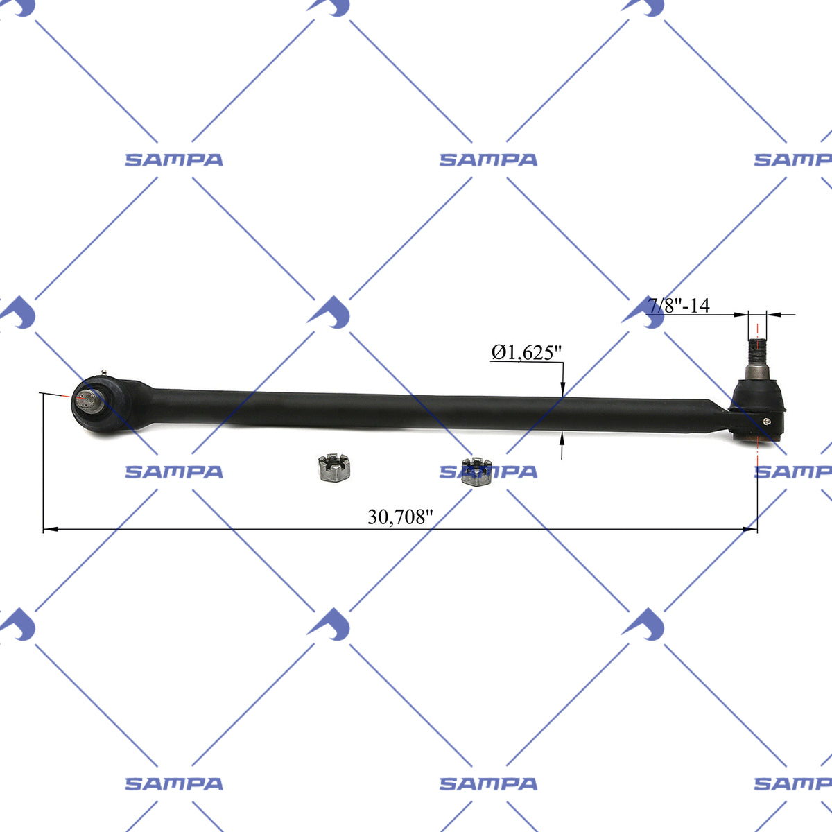 SAMPA 502.144 technical drawing