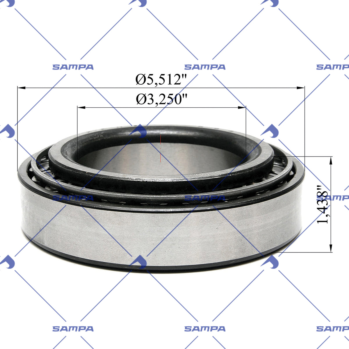 SAMPA 502.327 technical drawing