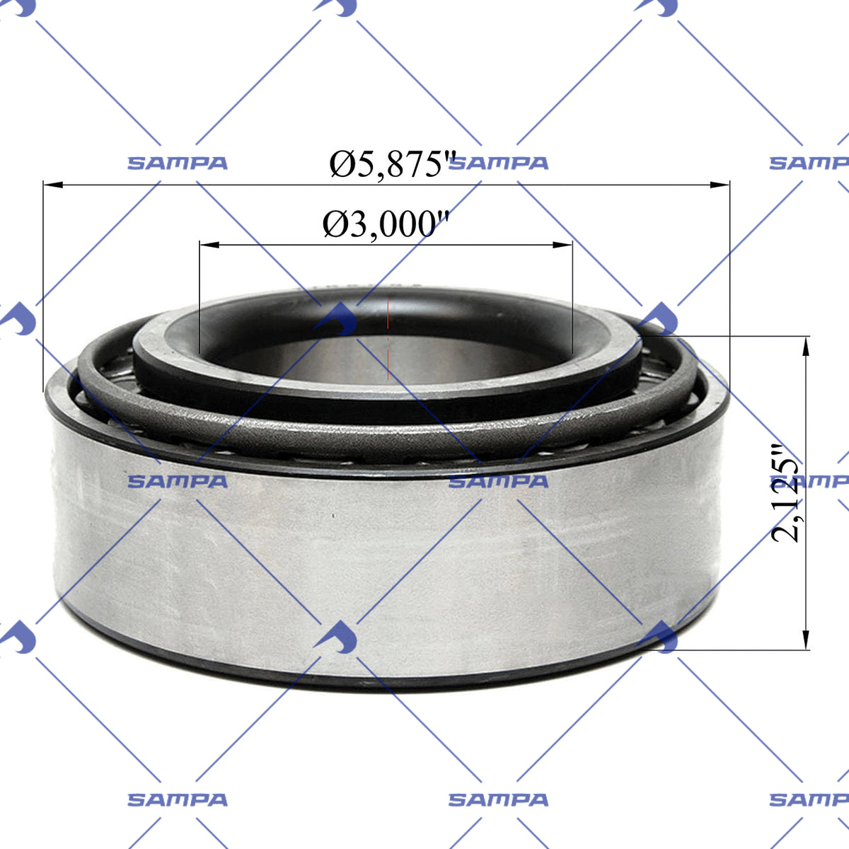 SAMPA 502.330 technical drawing