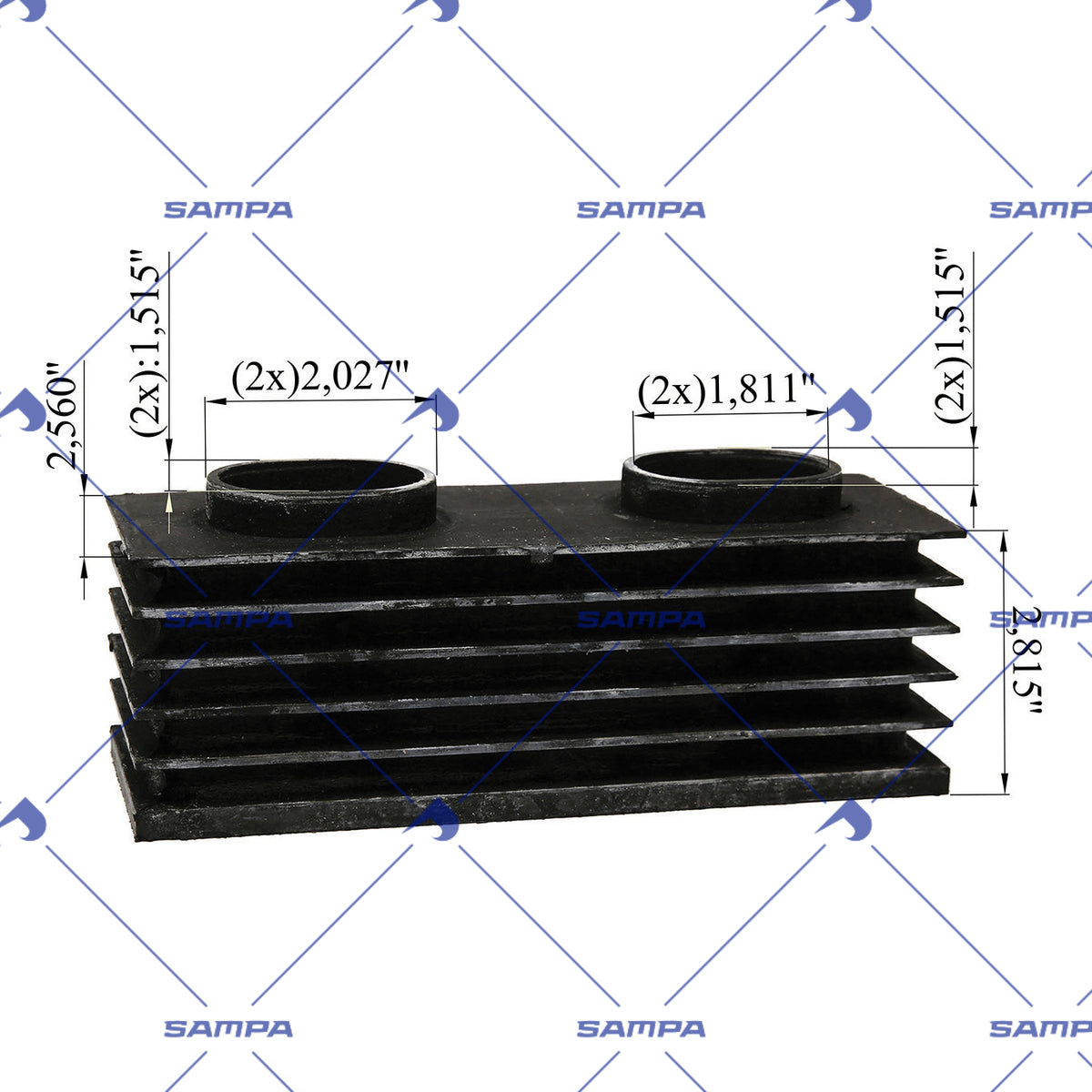 SAMPA 502.372 technical drawing