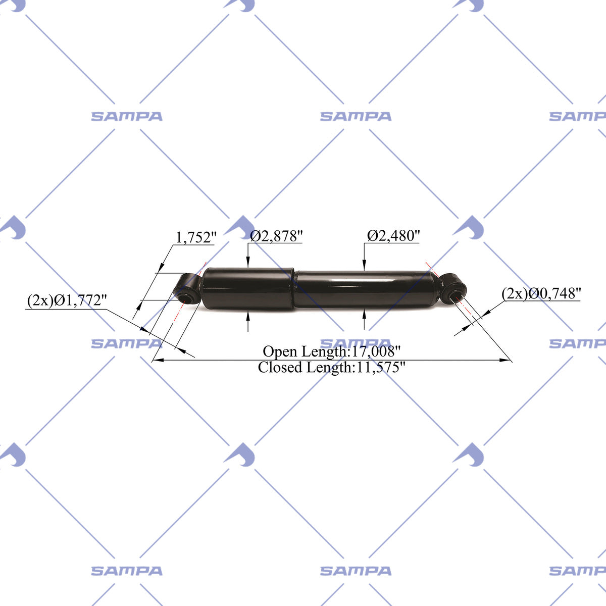 SAMPA 502.816 technical drawing