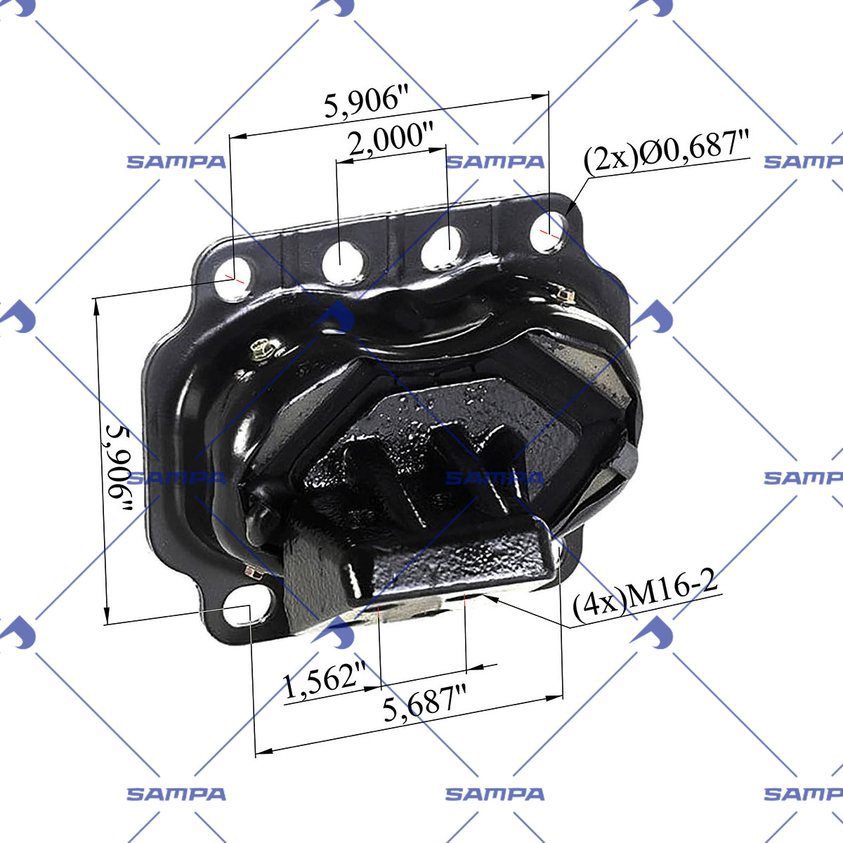 SAMPA 502.863 technical drawing