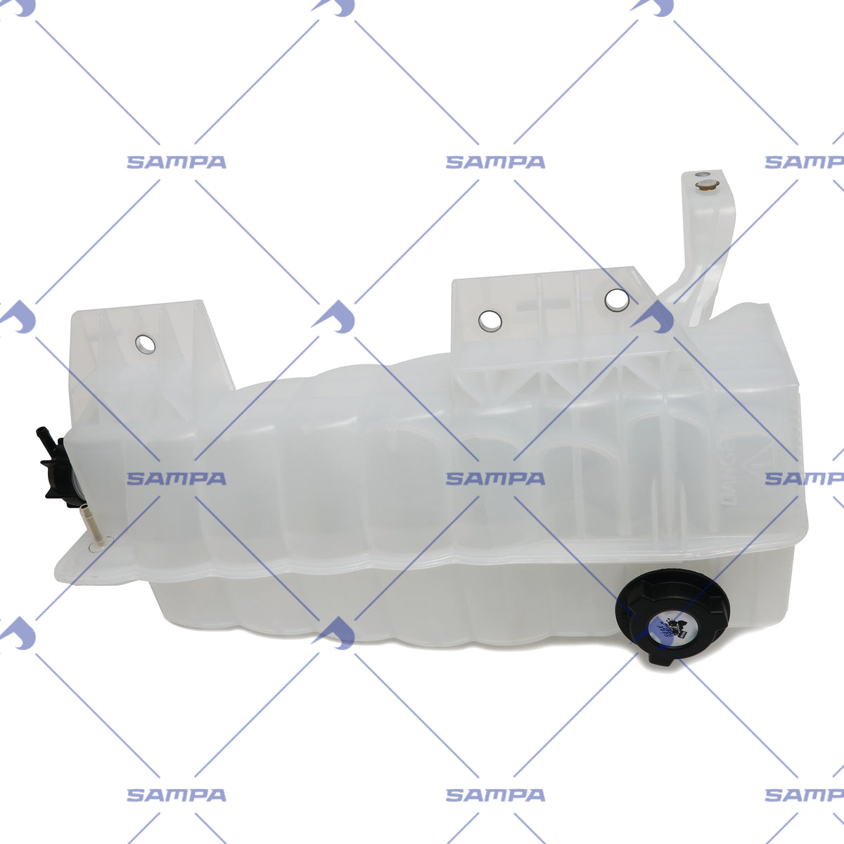SAMPA 502.929 Coolant Reservoir for Peterbilt 579 & Kenworth T680/T880, with Cap & Sensor