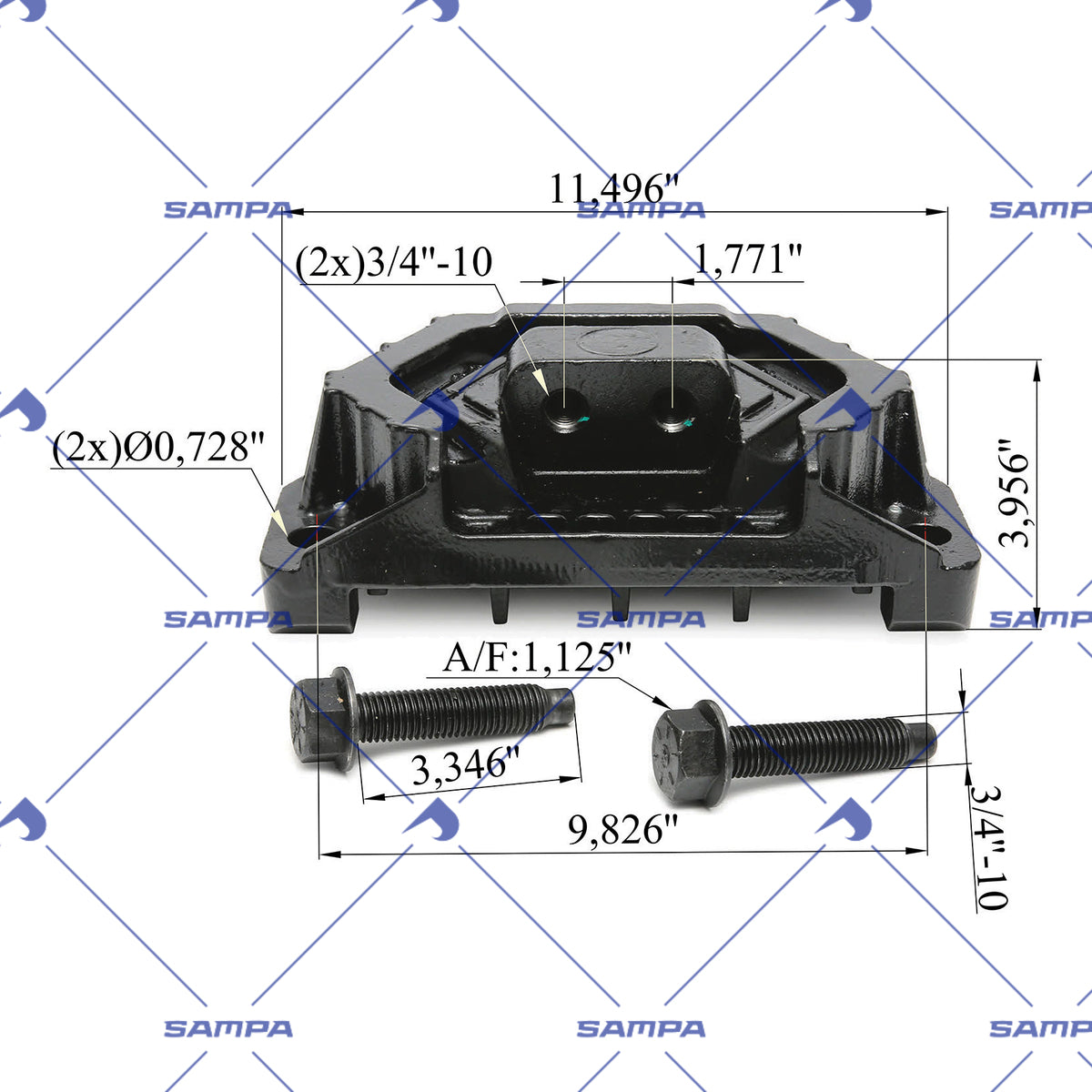 SAMPA 503.508A technical drawing